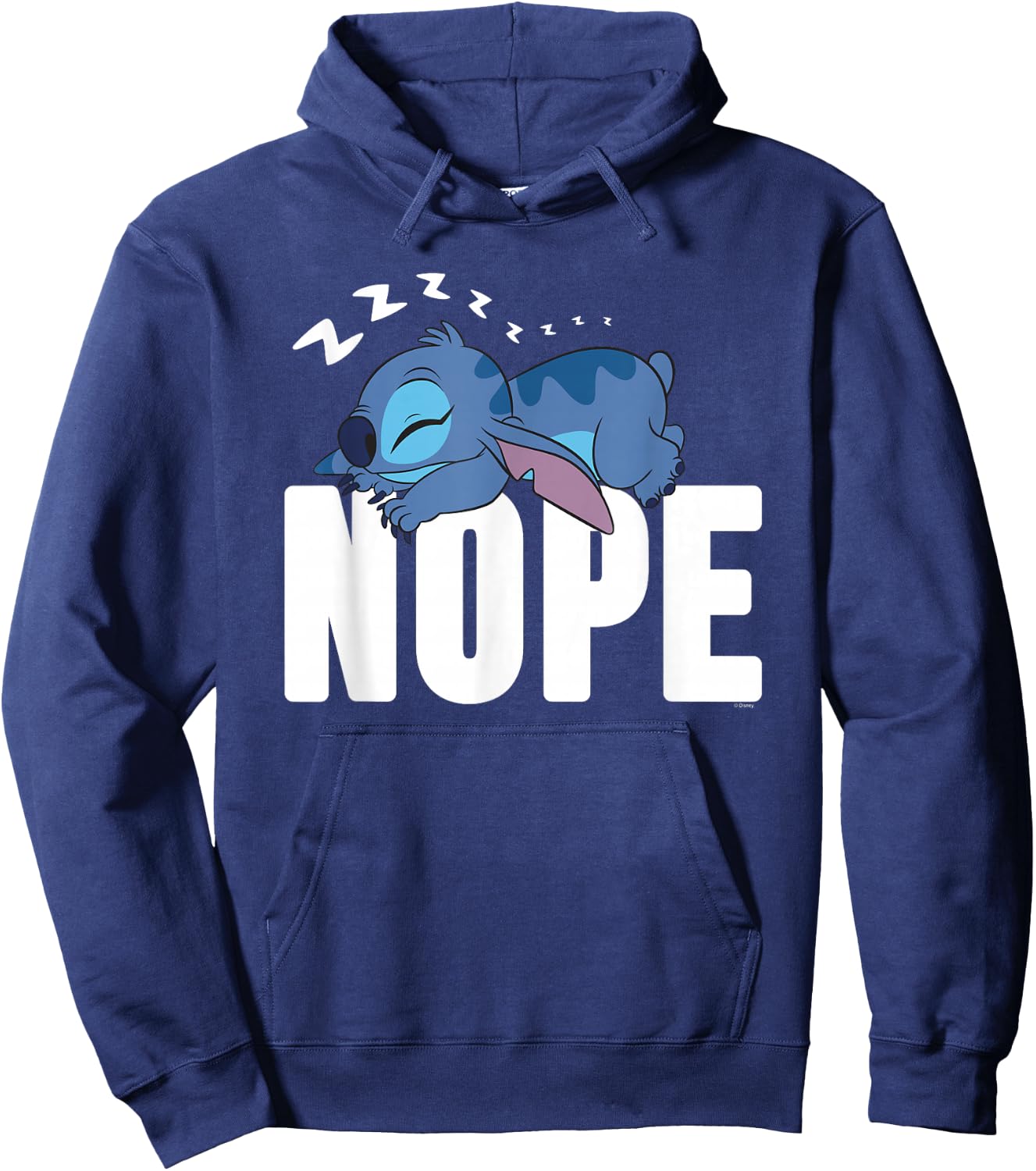 Lilo And Stitch Nope Nightdress , black Hoodie - Hoodie | Navy