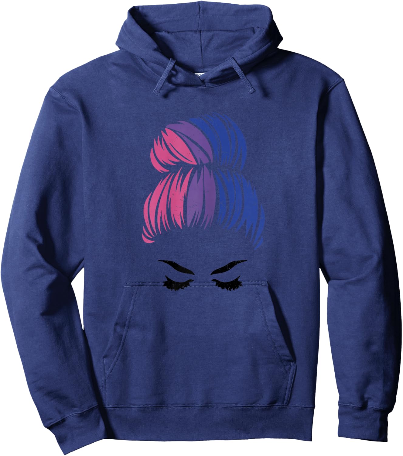 Bisexual Girl Flagge LGBTQ Pride Hoodie - Hoodie | Navy