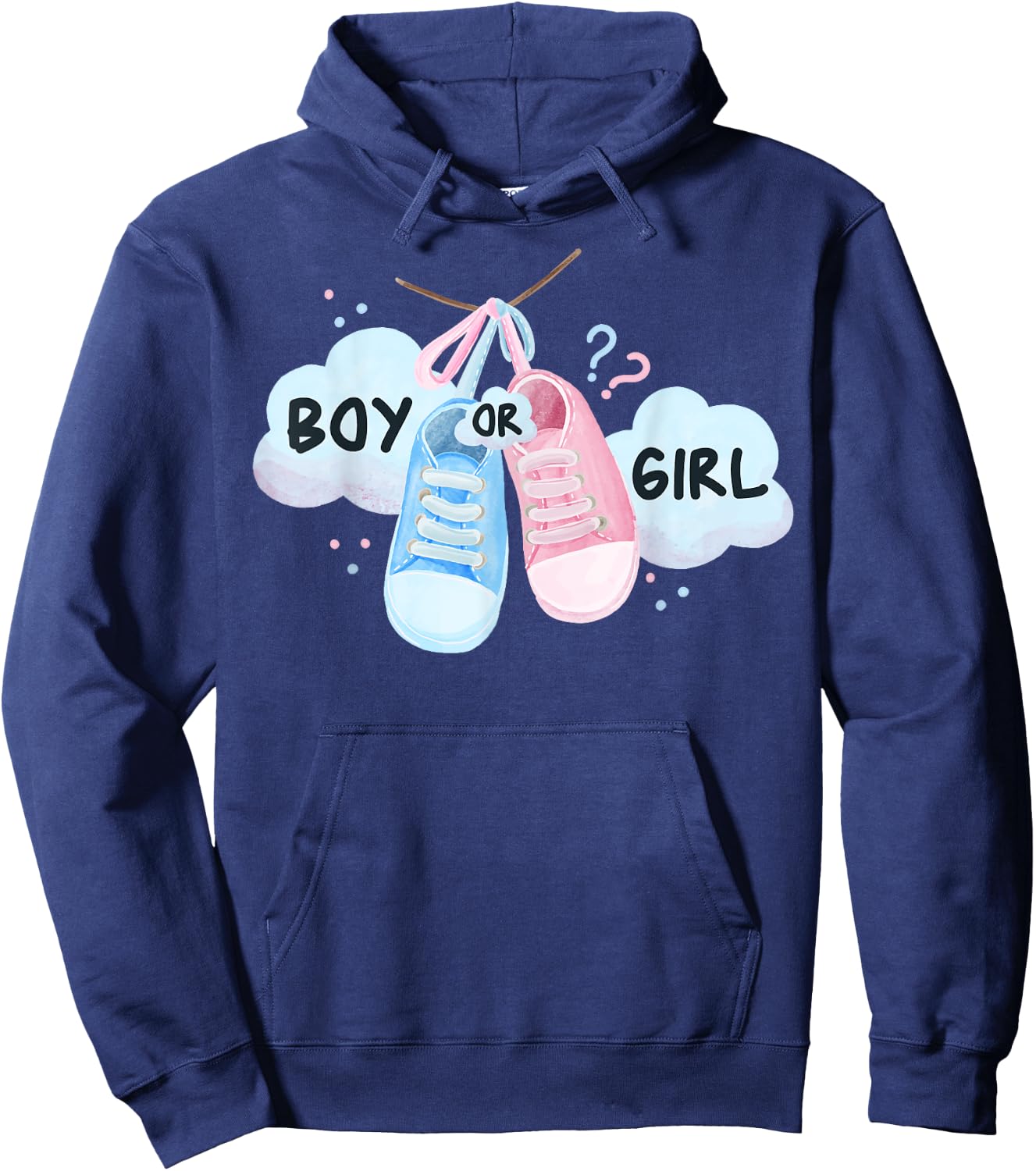 Gender Reveal Party - Gender Reveal Boy or Girl Hoodie - Hoodie | Navy