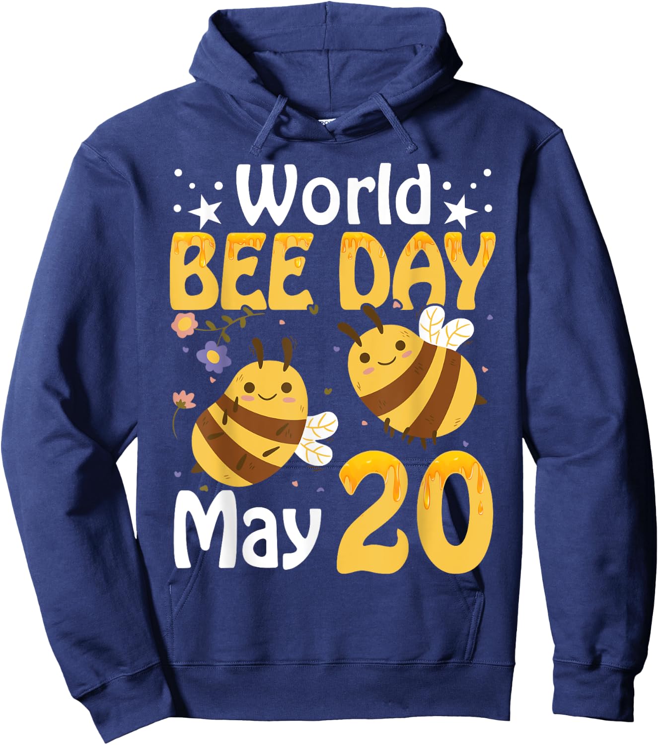 World bee day - bees Hoodie - Hoodie | Navy