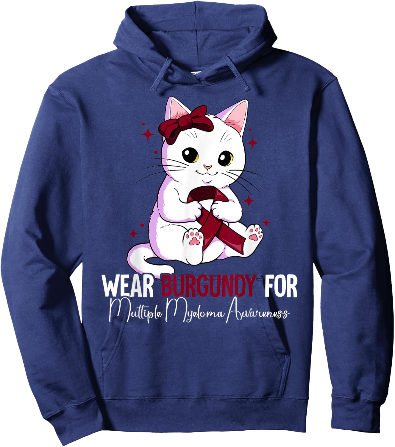 Multiple Myeloma Awareness Hoodie - Hoodie | Navy