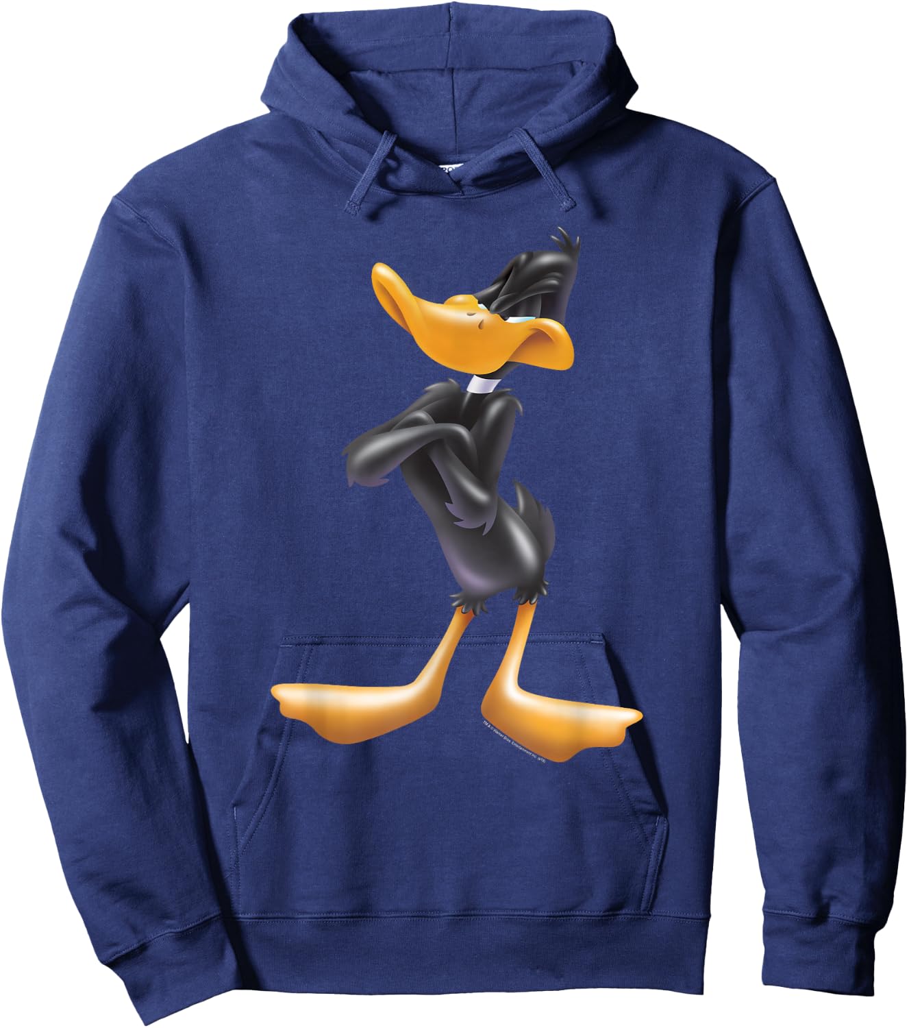 Looney Tunes Daffy Duck Airbrushed Hoodie - Hoodie | Navy