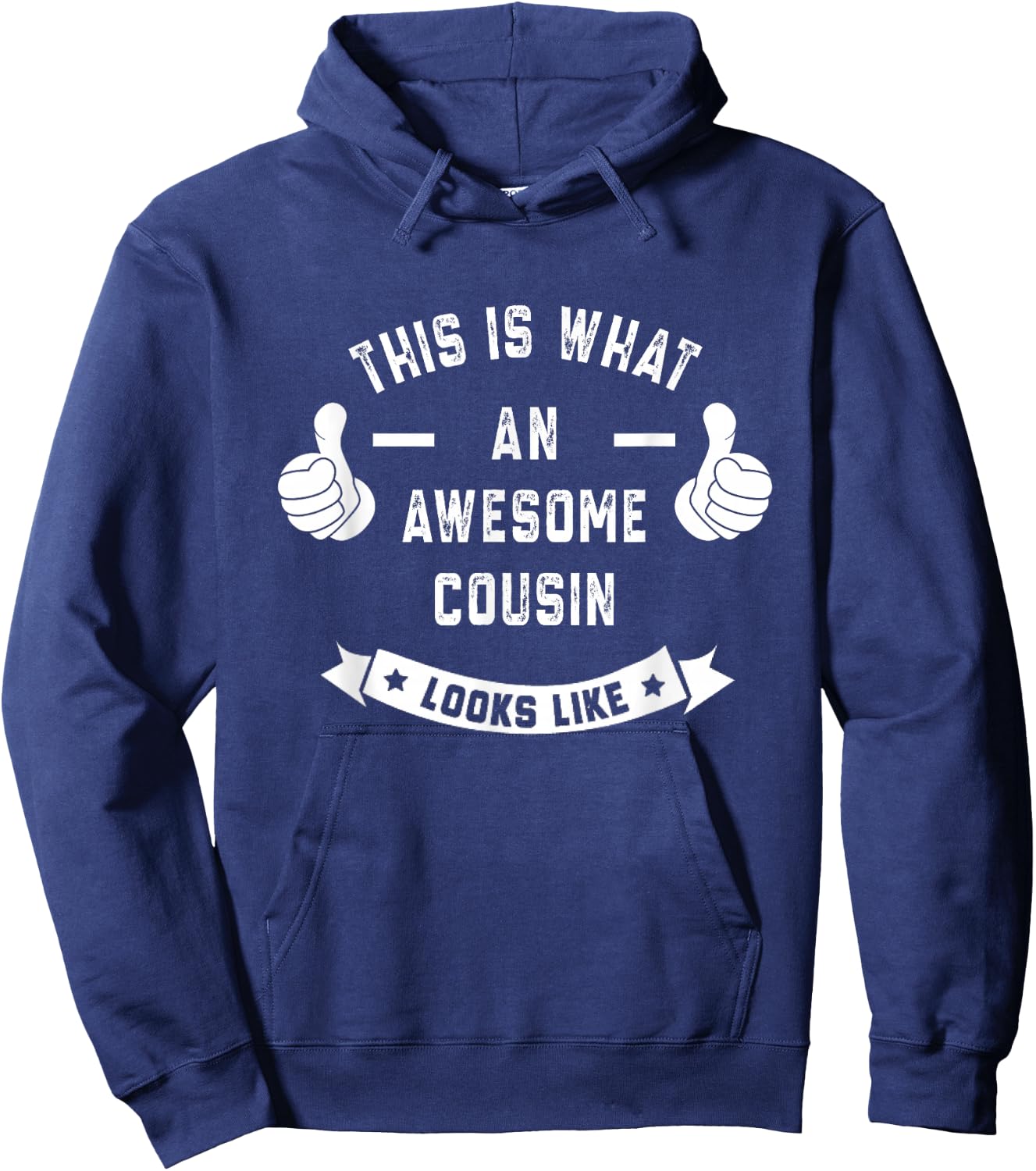 Funny This is what an awesome COUSIN looks like Hoodie - Hoodie | Navy