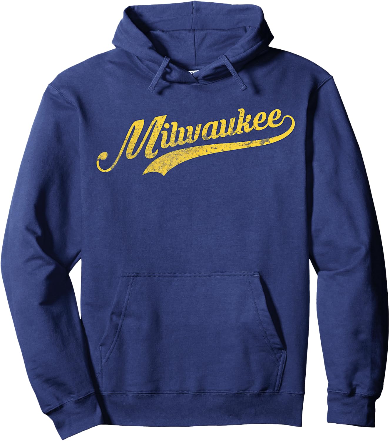 Milwaukee Baseball classic vintage Hoodie - Hoodie | Navy