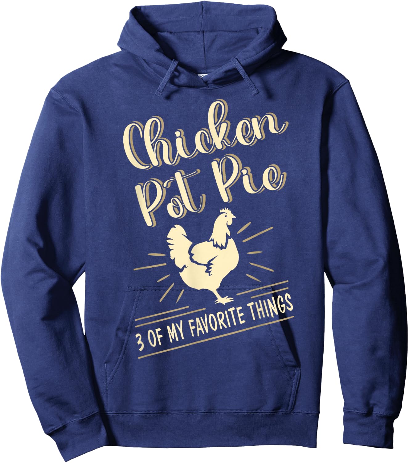 Chicken Pot Pie Hoodie - Hoodie | Navy