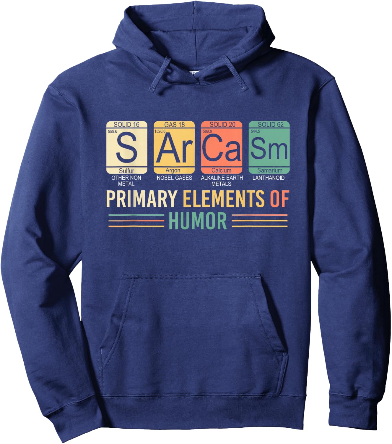 Funny Chemist Joke Irony Gift Chemistry Sarcasm Hoodie - Hoodie | Navy