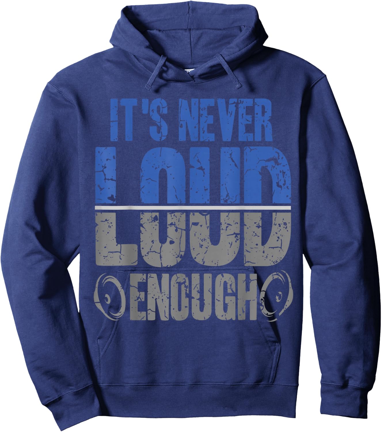 It's Never Loud Enoug Car Stereo Music Tuning Hoodie - Hoodie | Navy
