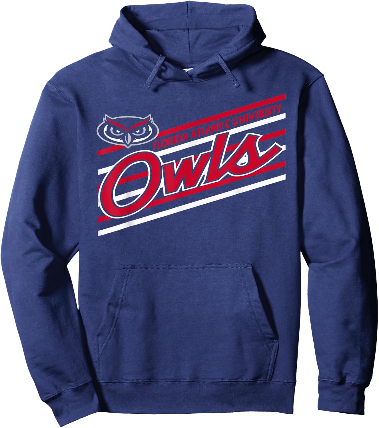 Florida Atlantic Owls Retro Performer Navy Hoodie - Hoodie | Navy