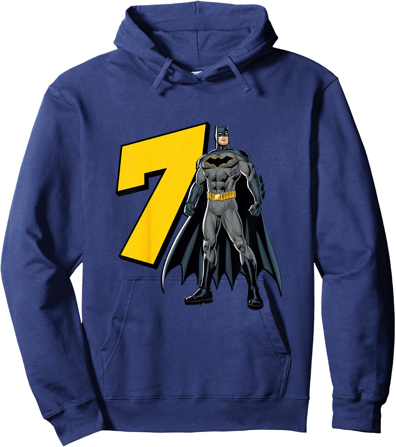 Kids Batman Super Hero 7th Birthday Hoodie - Hoodie | Navy