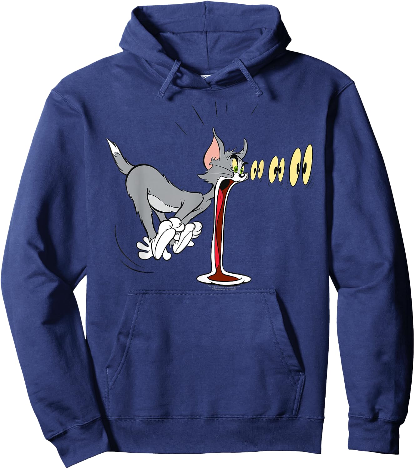 Tom & Jerry Tom Eyes Out Hoodie - Hoodie | Navy