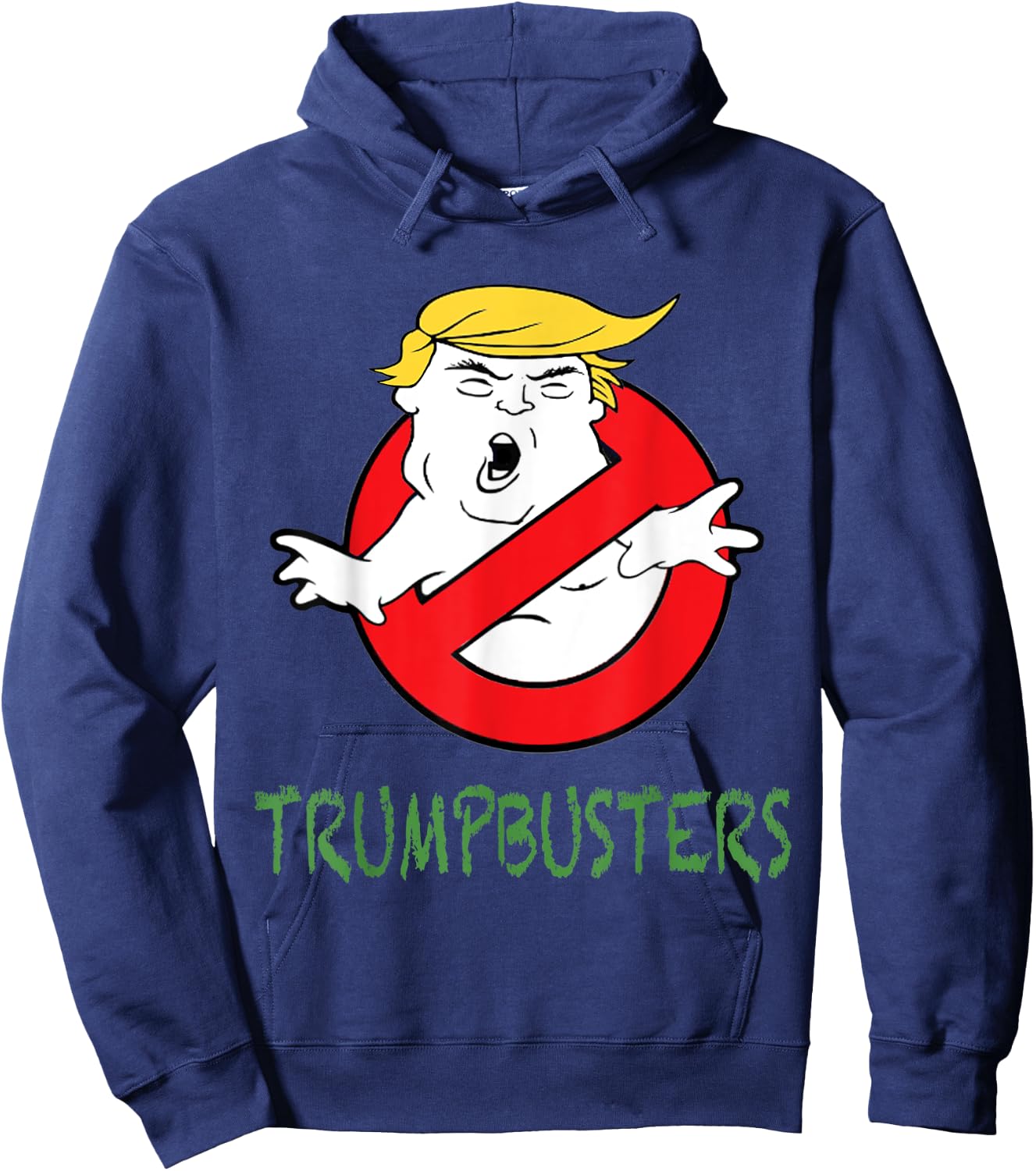 Anti-Trump Halloween Trumpbusters Hoodie - Hoodie | Navy
