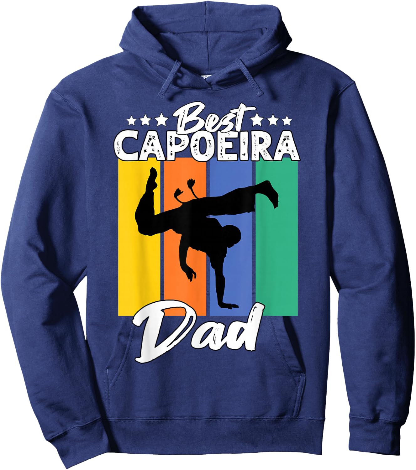 Best Capoeira Dad Playing Capoeira Hoodie - Hoodie | Navy
