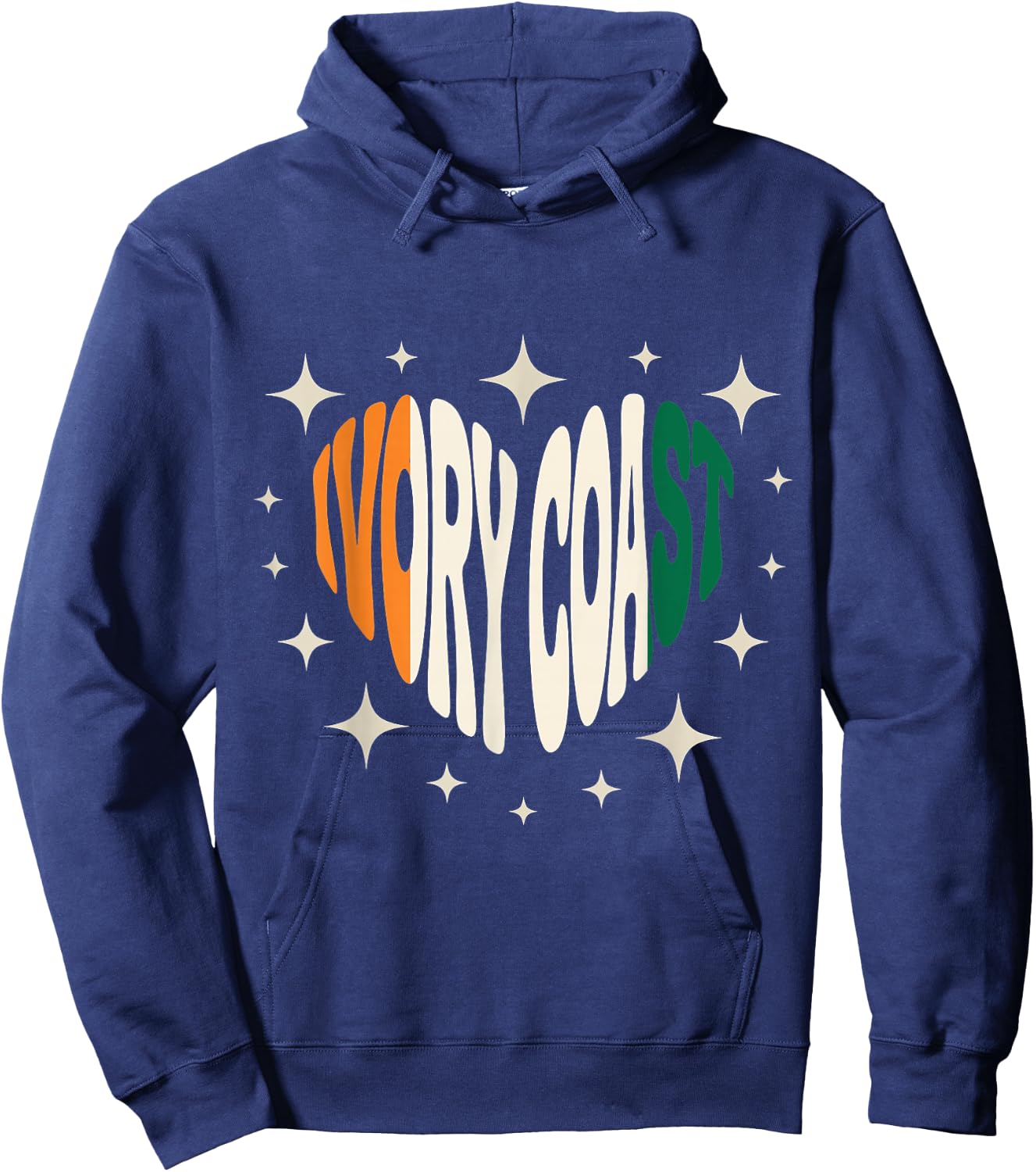Ivory Coast Roots Ivorian Flag Cote D'Ivoire Hoodie - Hoodie | Navy