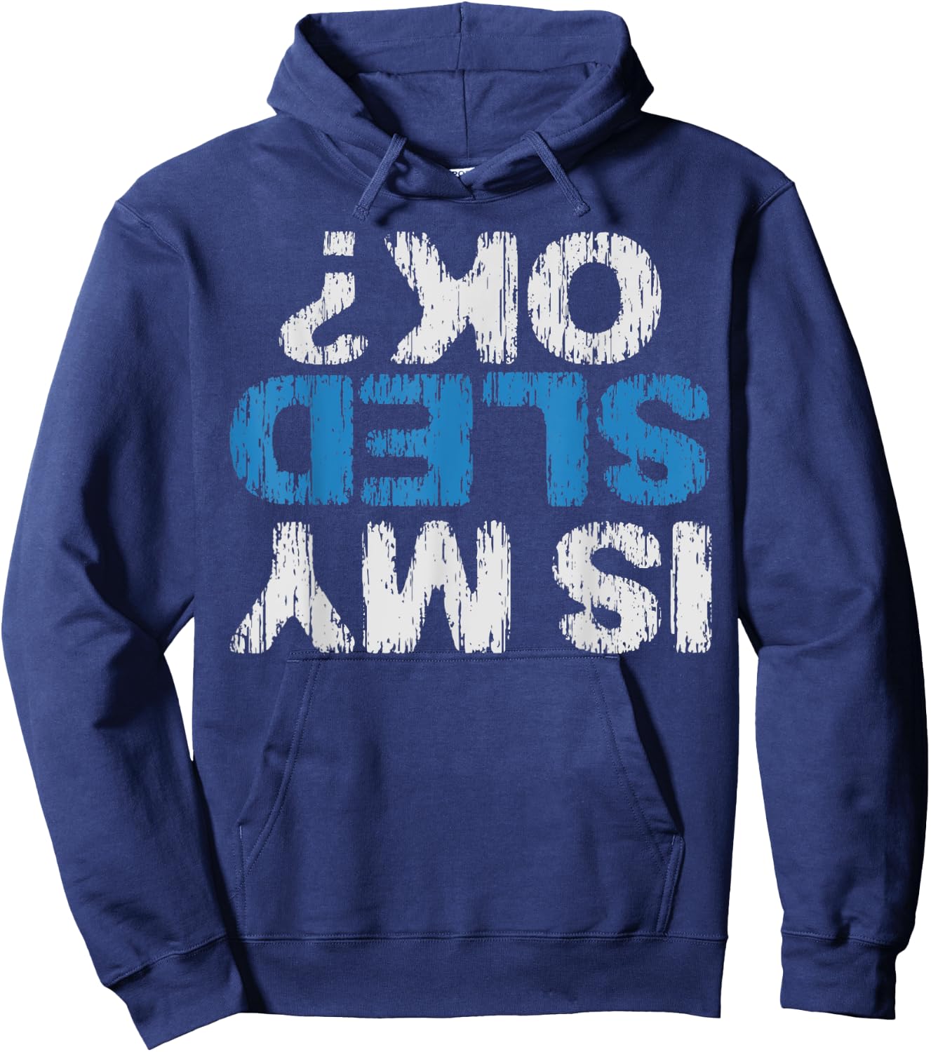 Is my sled ok, Funny Winter-Snow-Sport Hoodie - Hoodie | Navy