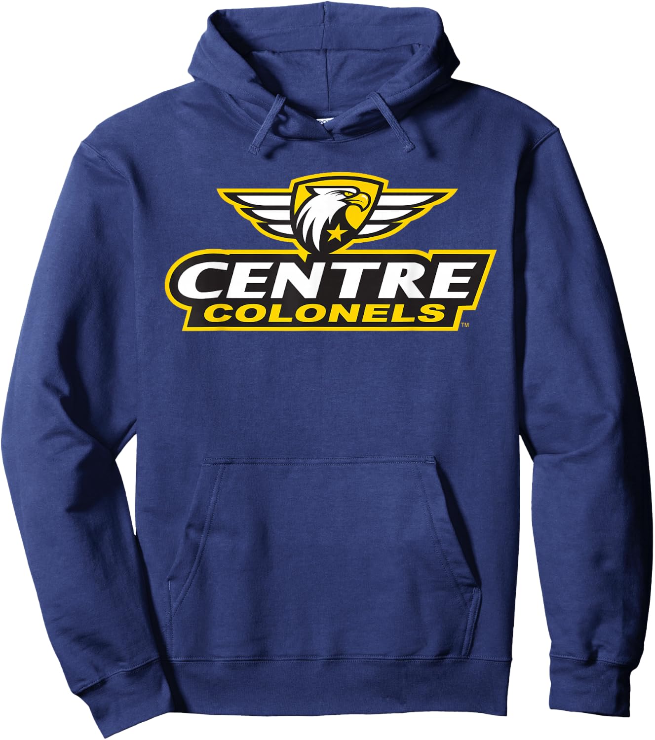 Centre College Colonels Insignia Stacked Logo Hoodie - Hoodie | Navy