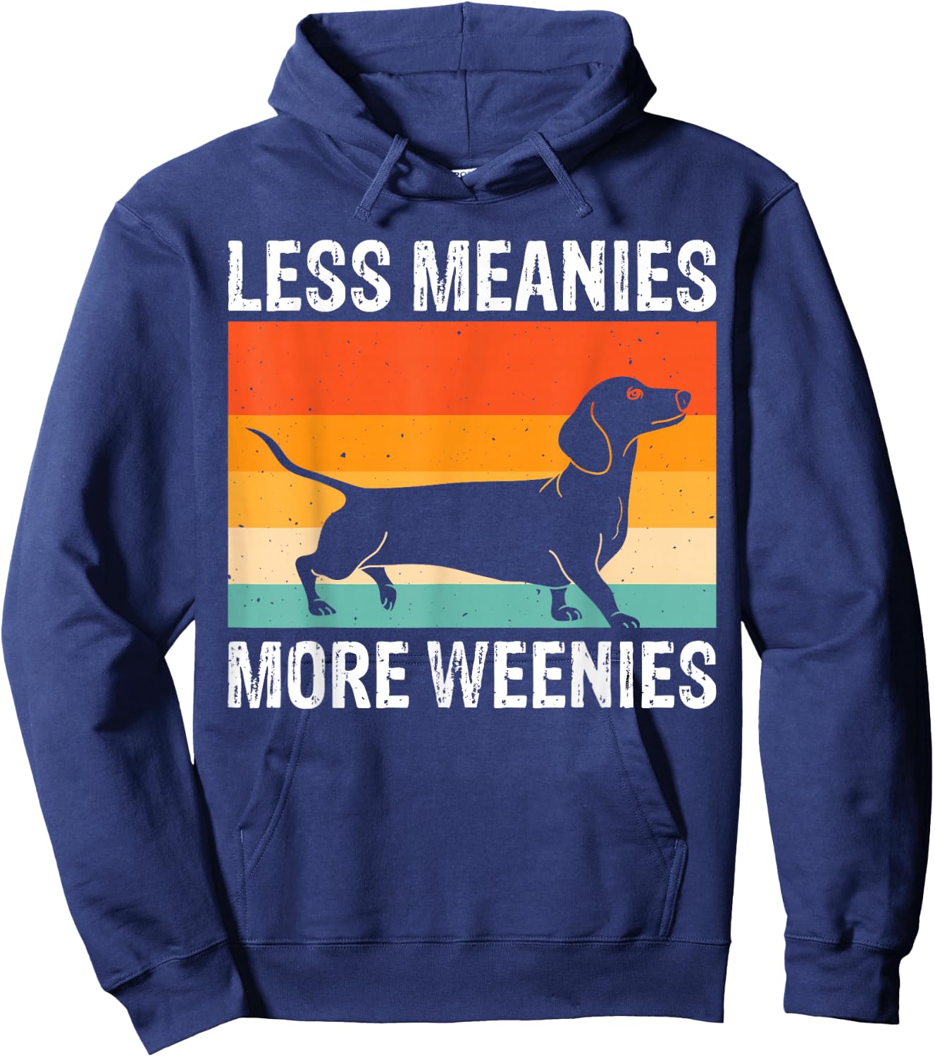 Less Meanies More Weenies Hoodie - Hoodie | Navy