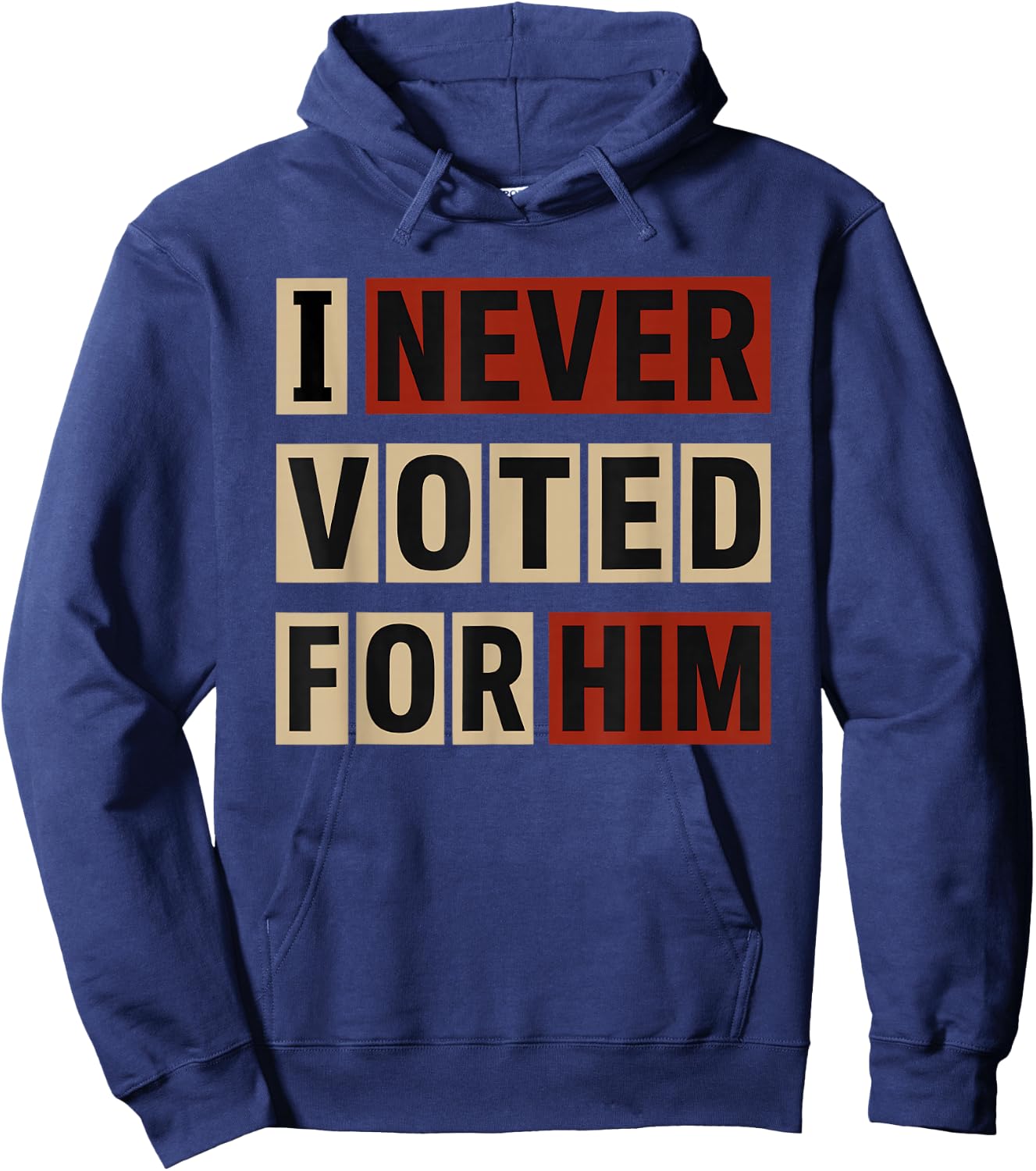 I Never Voted Hoodie - Hoodie | Navy