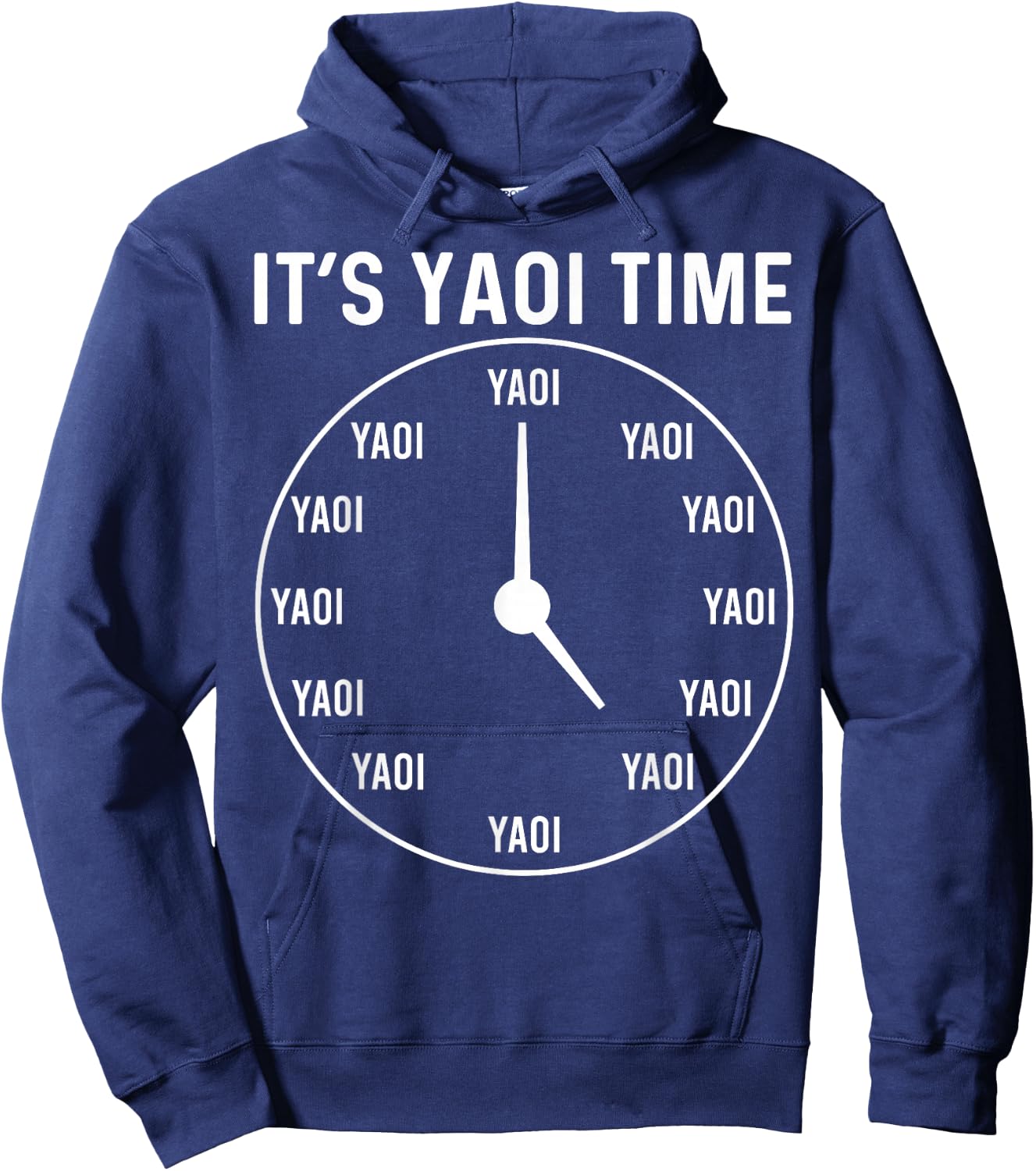 Funny Yaoi Anime Manga BL It's Yaoi Time Hoodie - Hoodie | Navy