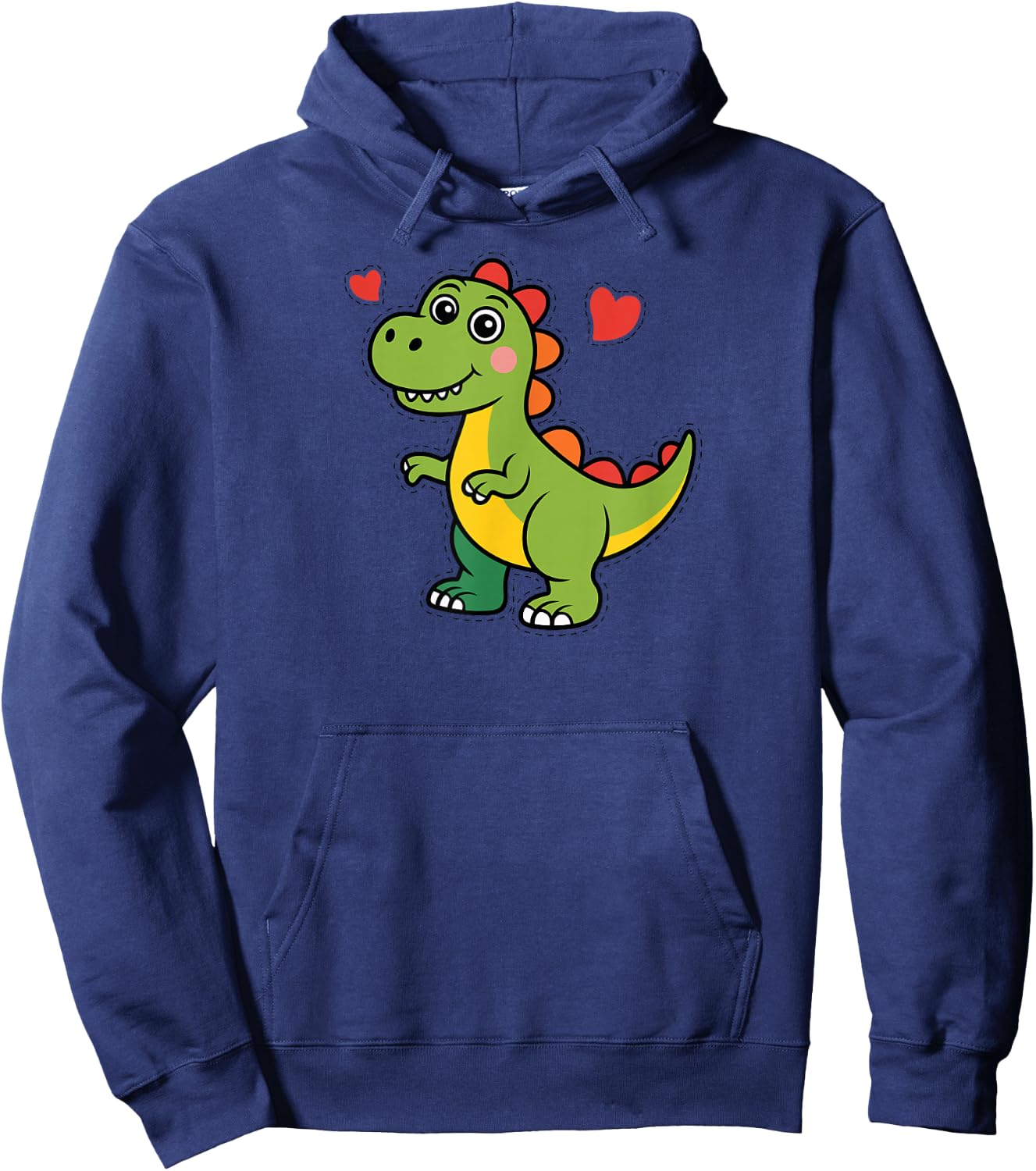 Cute T Rex Dinosaur Tyrannosaurus Rex Jurassic Hoodie - Hoodie | Navy