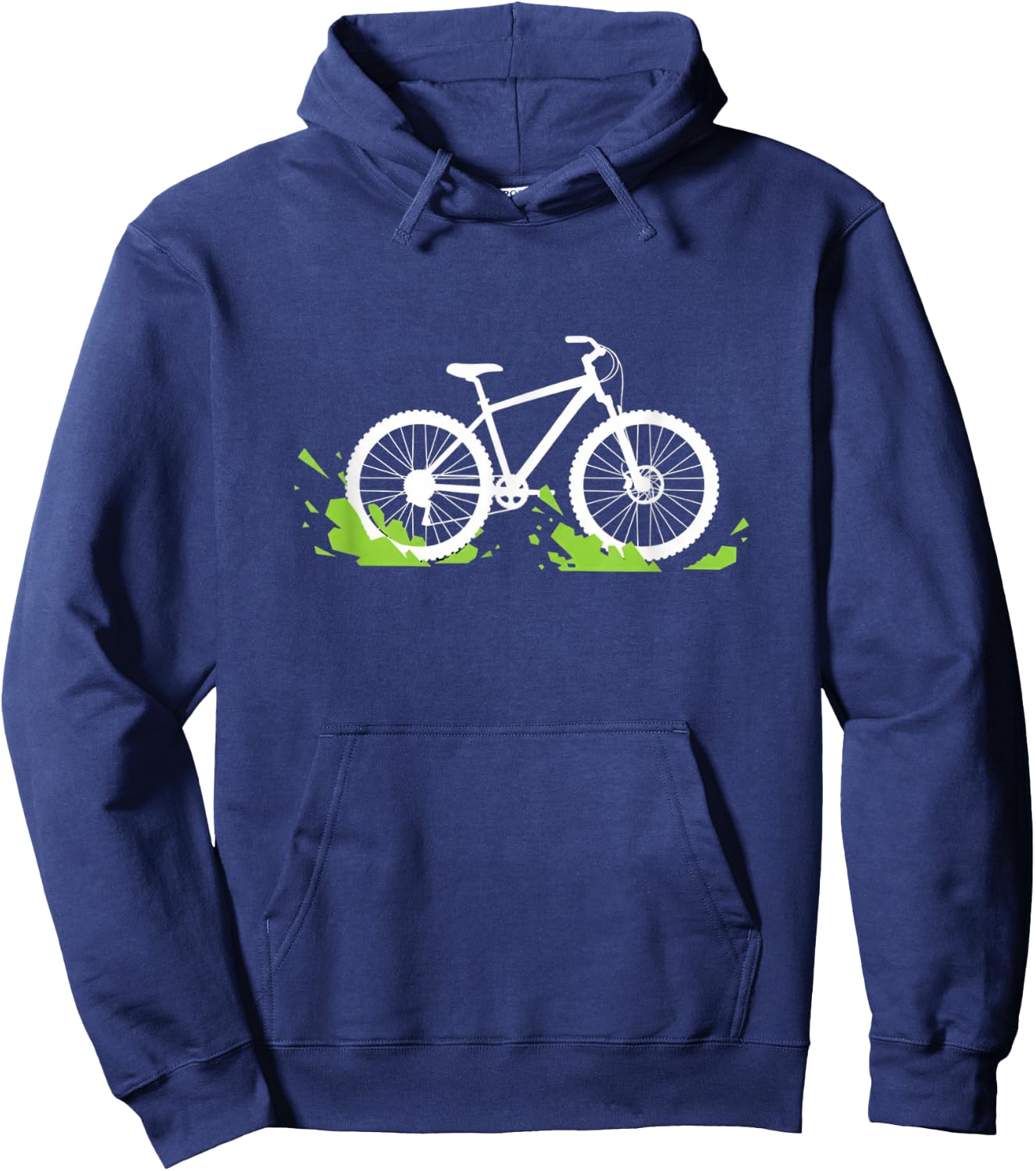 Modernes Design für Radfahrer mit Fahrradmotiv Hoodie - Hoodie | Navy