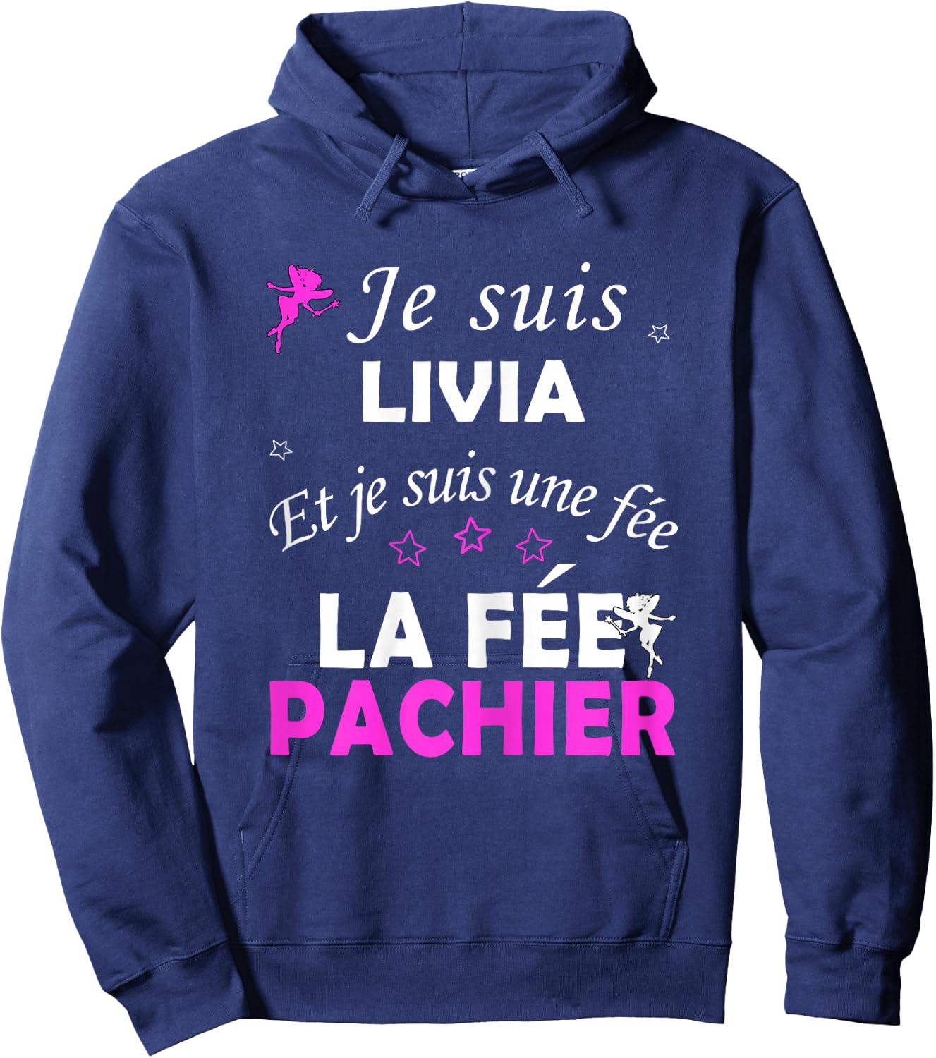 Livia , Black, Female X-Small Hoodie - Hoodie | Navy
