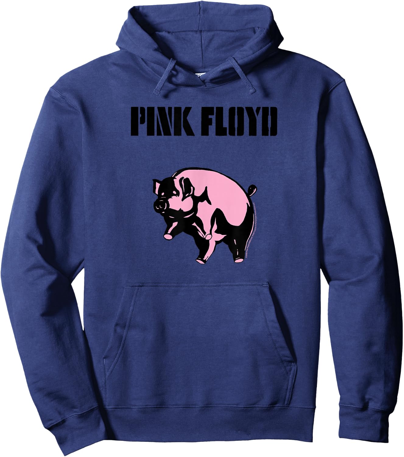 Pink Floyd Animals Flying Pig Hoodie - Hoodie | Navy