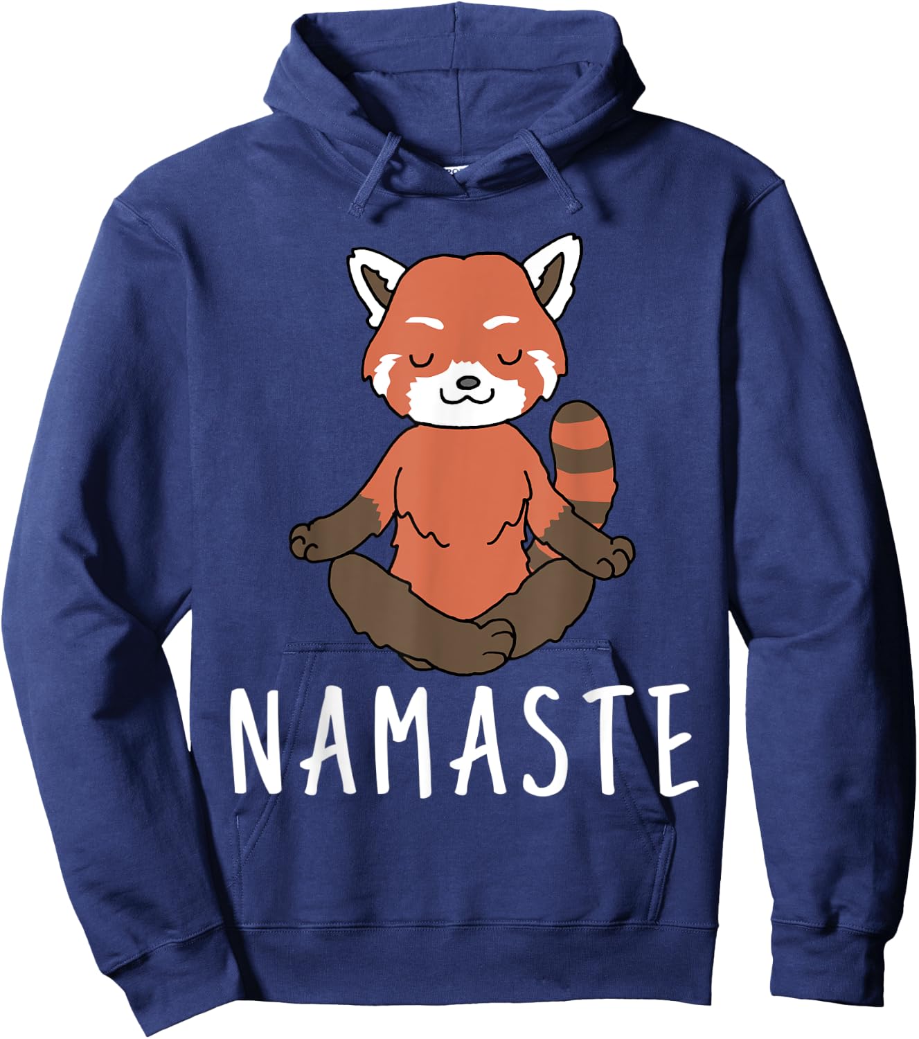Red Panda Yoga Hoodie - Hoodie | Navy