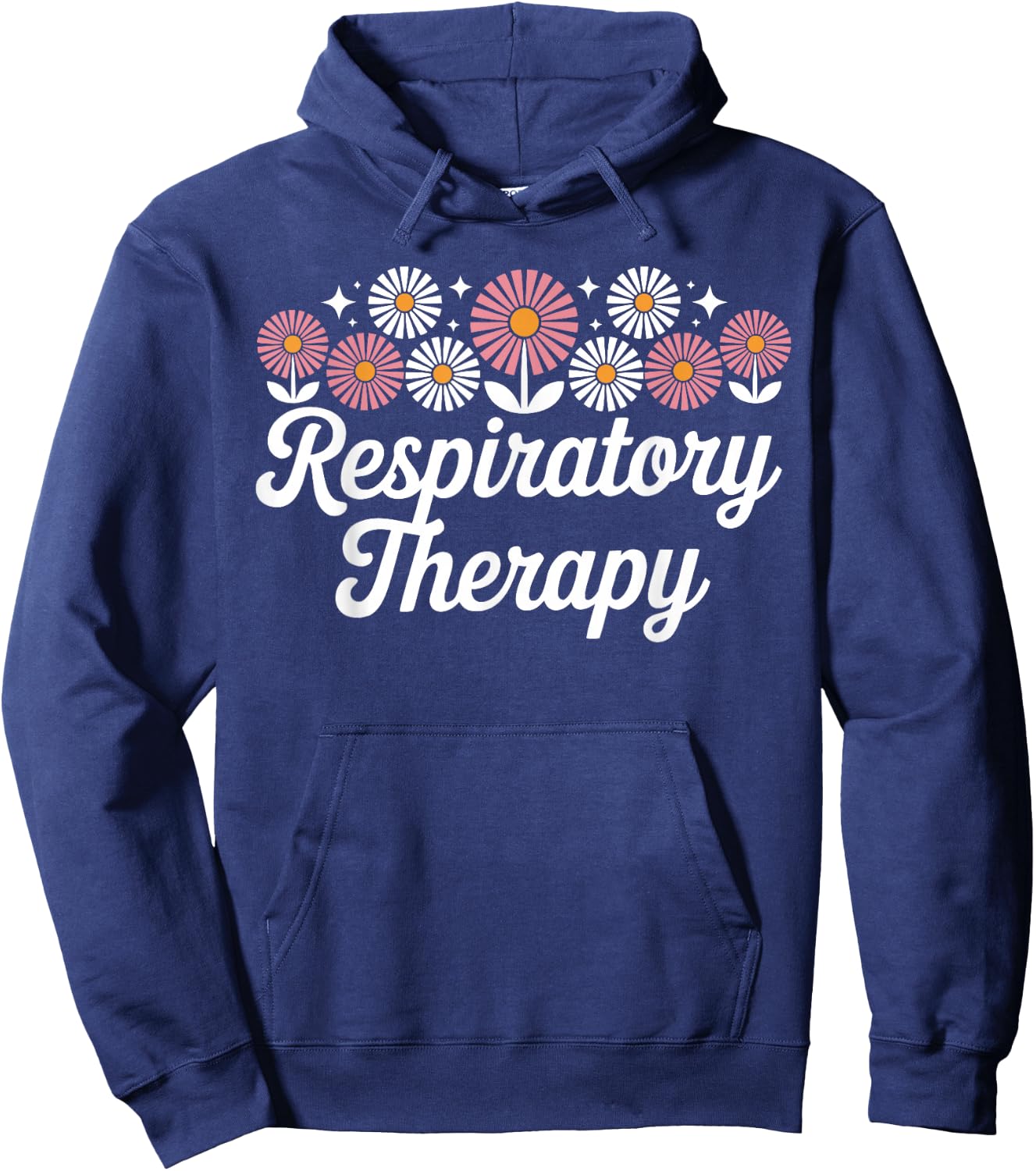 Respiratory Therapy Lung Health Therapist Hoodie - Hoodie | Navy