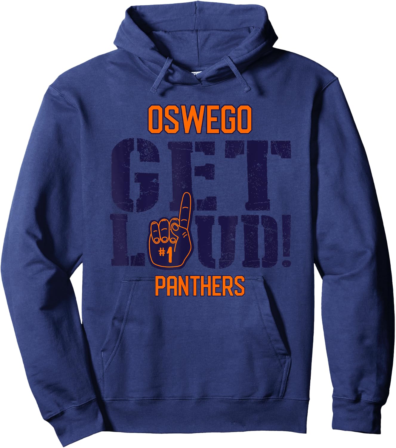 Oswego High School GET LOUD Panthers Hoodie - Hoodie | Navy