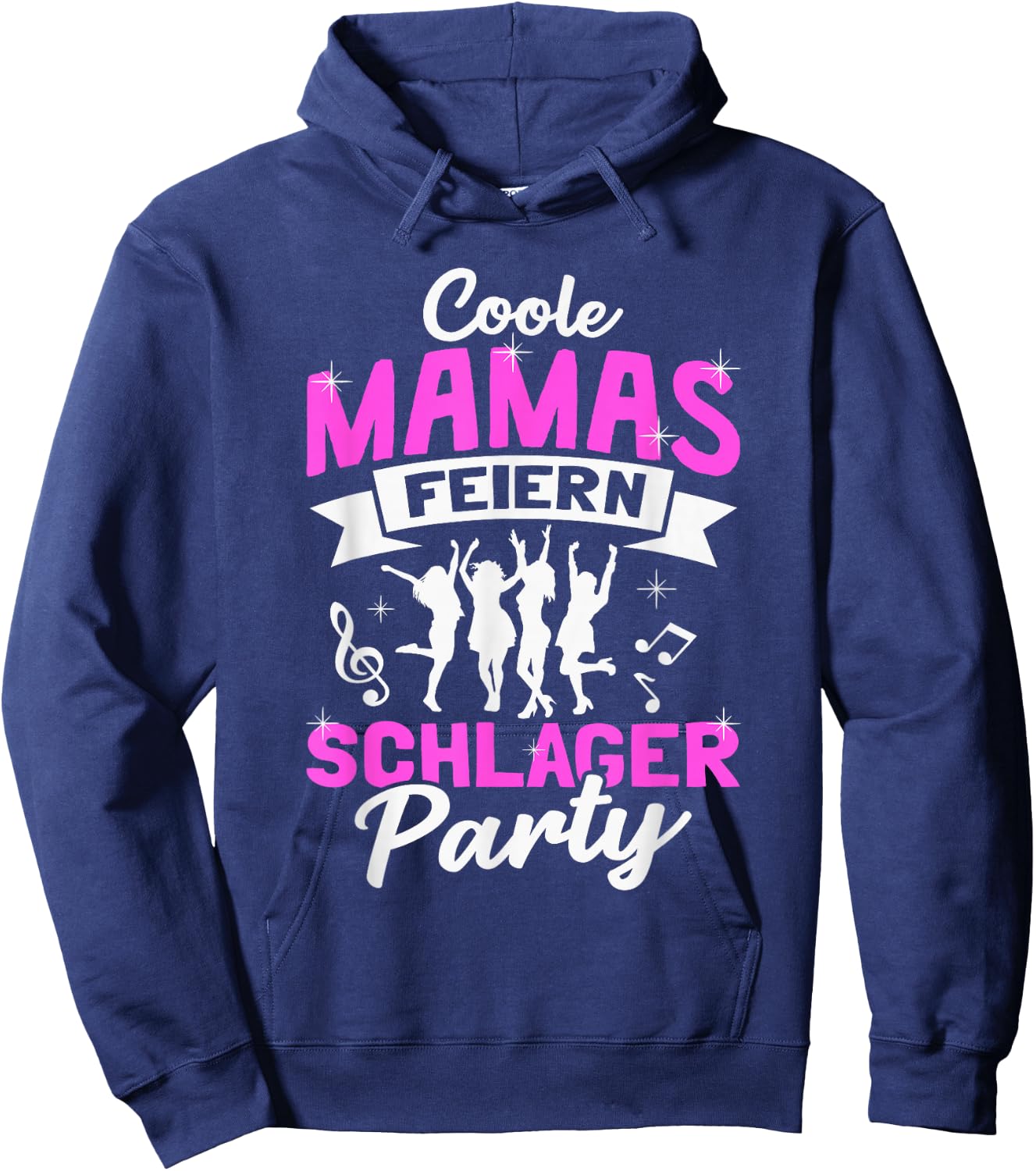 Coole Mamas Feiern Schlager Party Hoodie - Hoodie | Navy