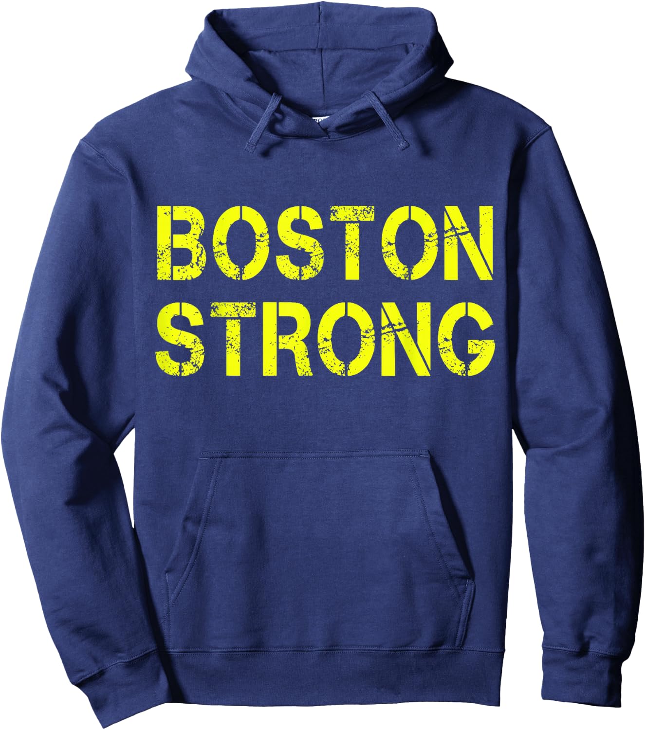 Boston Strong Retro Vintage Women Hoodie - Hoodie | Navy