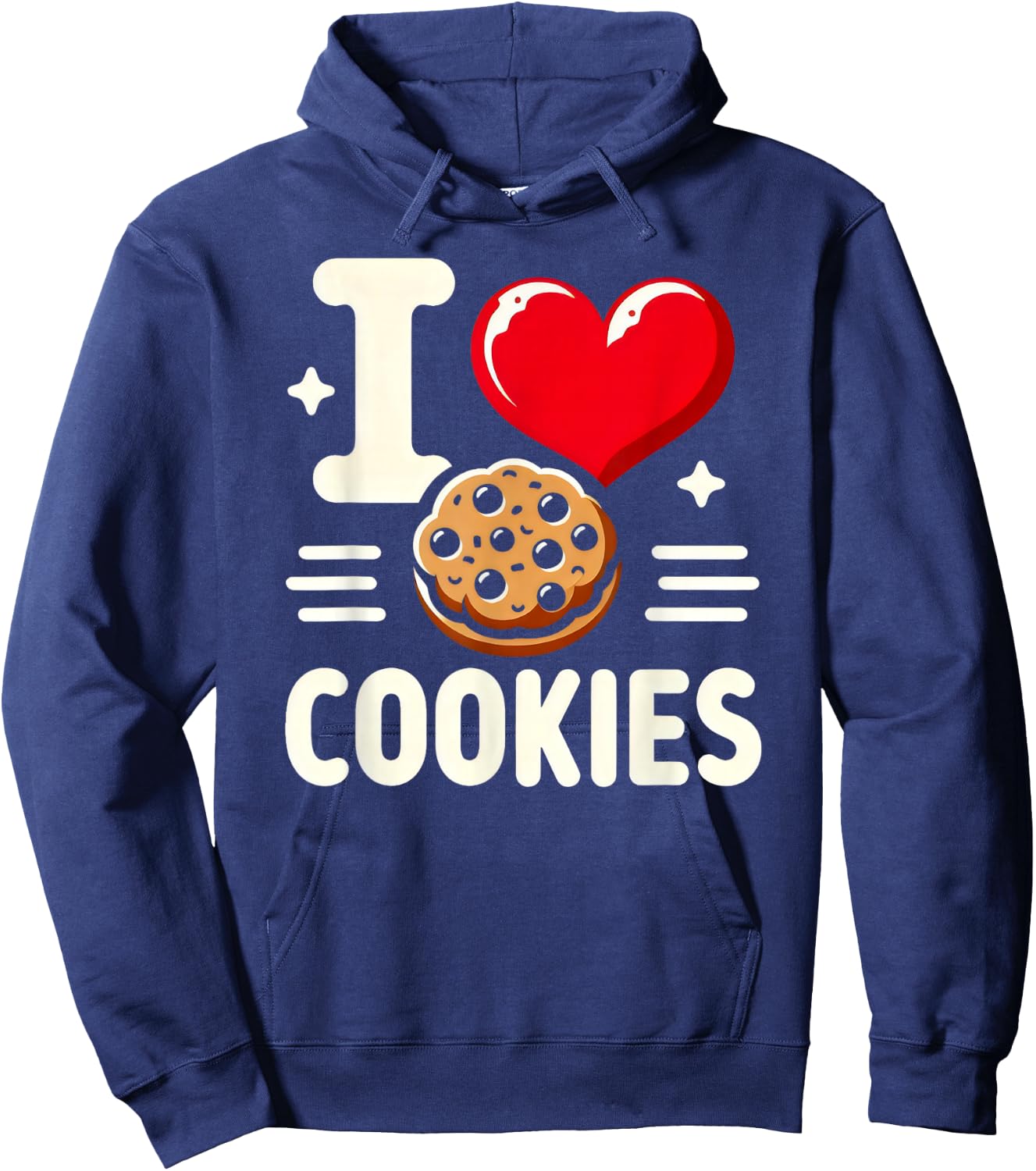Cookie Lover Fun Cookie-Theme Hoodie - Hoodie | Navy