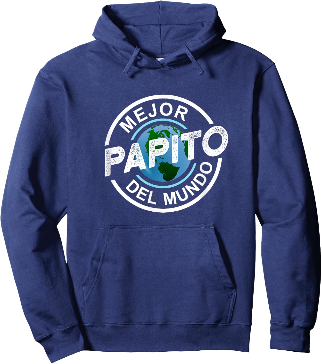 Mejor Papito Del Mundo Best Daddy Spanish Gift Hoodie - Hoodie | Navy