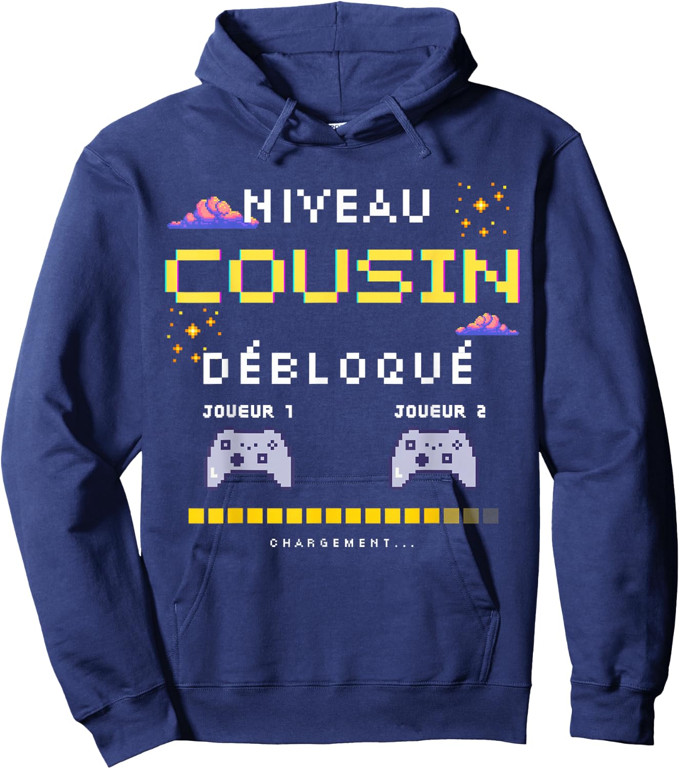 Announcement Pregnancy Future Cousin , Black, S Hoodie - Hoodie | Navy