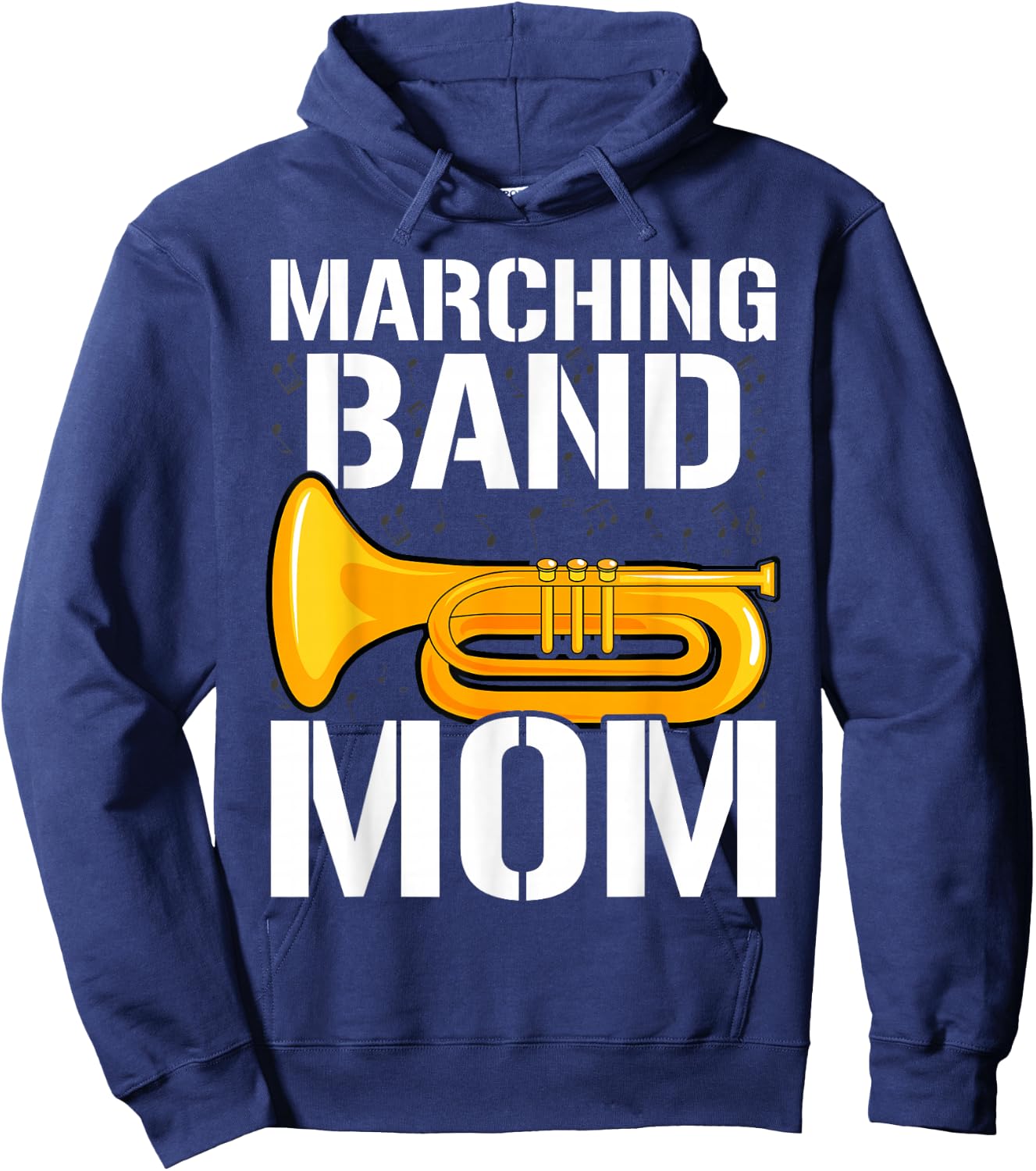 Band Mom Euphonium Baritone Hoodie - Hoodie | Navy