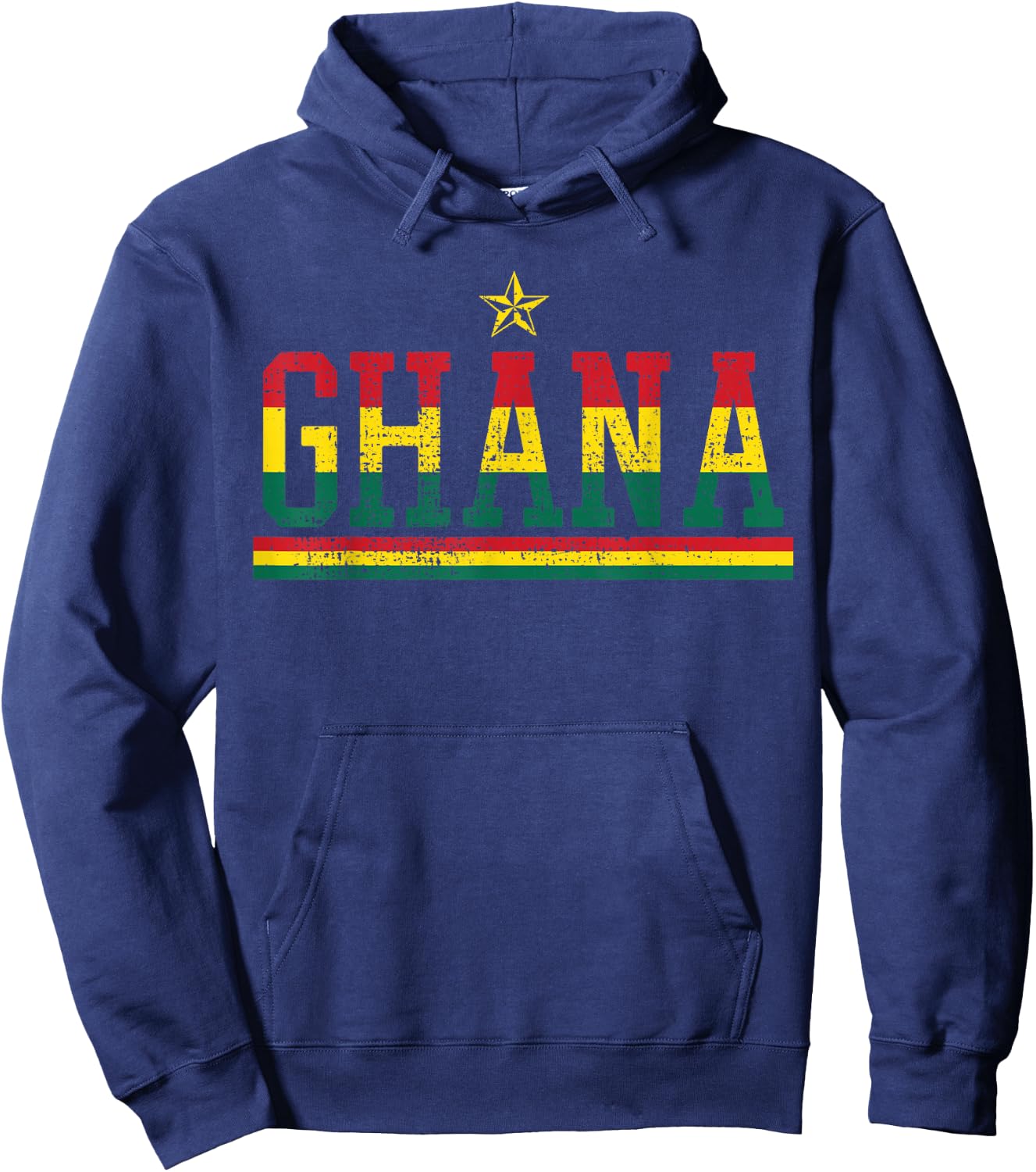Ghana Country Flag Ghanaian Pride Hoodie - Hoodie | Navy