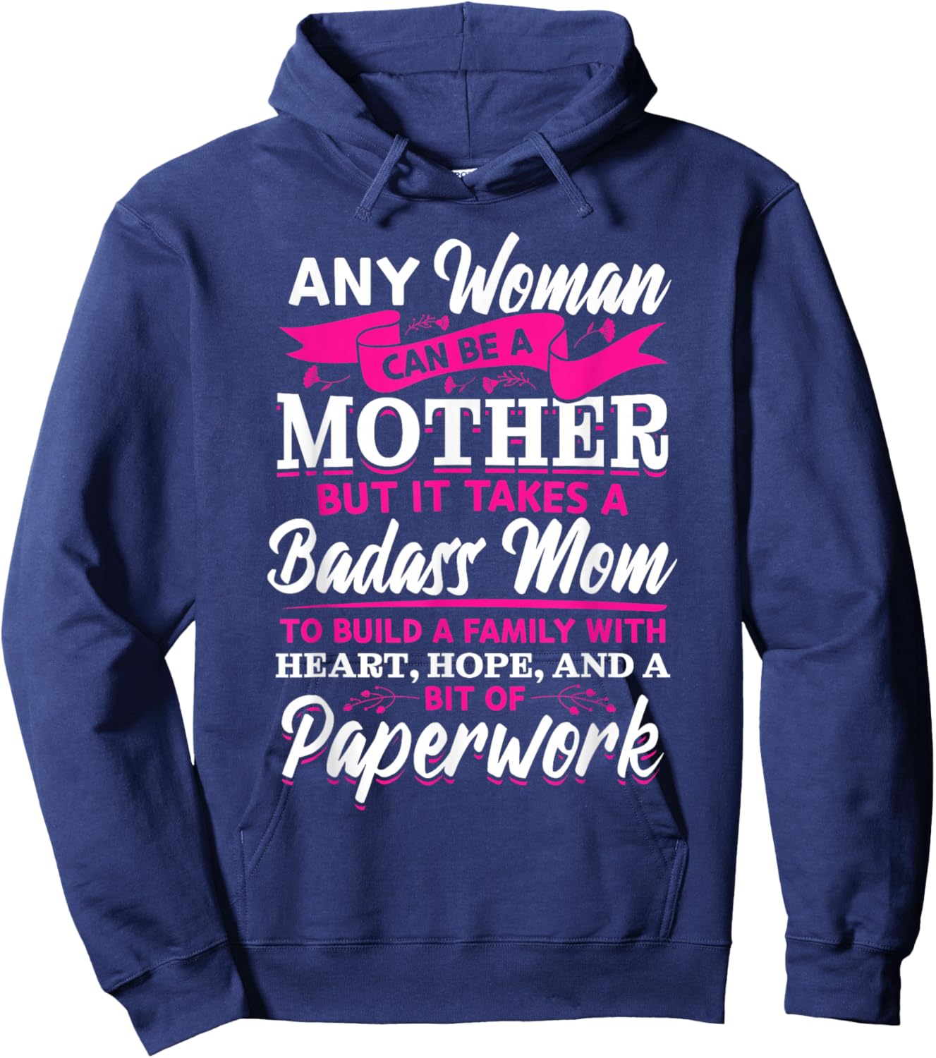 Adoption Mom Adoptive Mother For Mother's Day Hoodie - Hoodie | Navy
