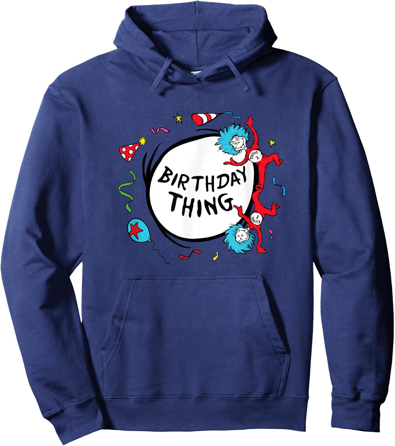 Dr. Seuss Birthday Thing Hoodie - Hoodie | Navy