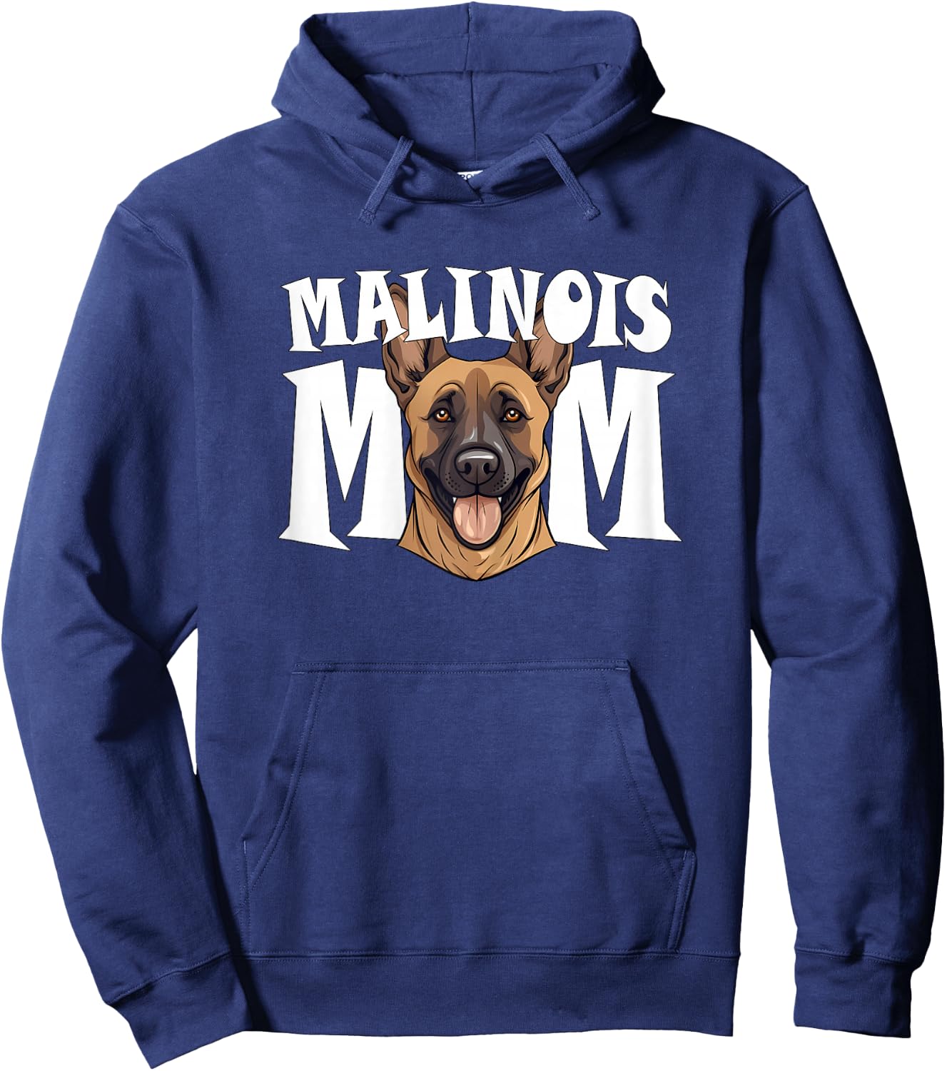 Belgian Malinois Mom Cute Shepherd Dog Mother Hoodie - Hoodie | Navy
