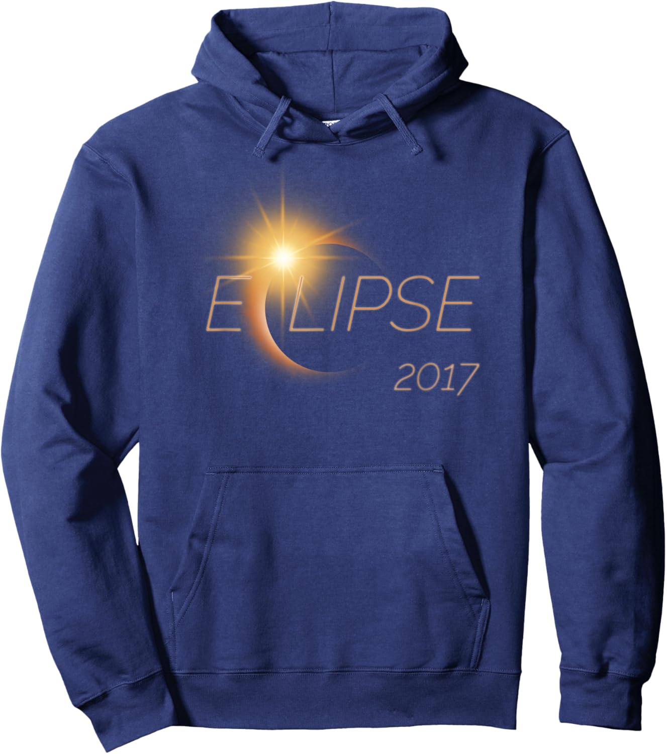 Beautiful Solar Eclipse 2017 Graphic Hoodie - Hoodie | Navy