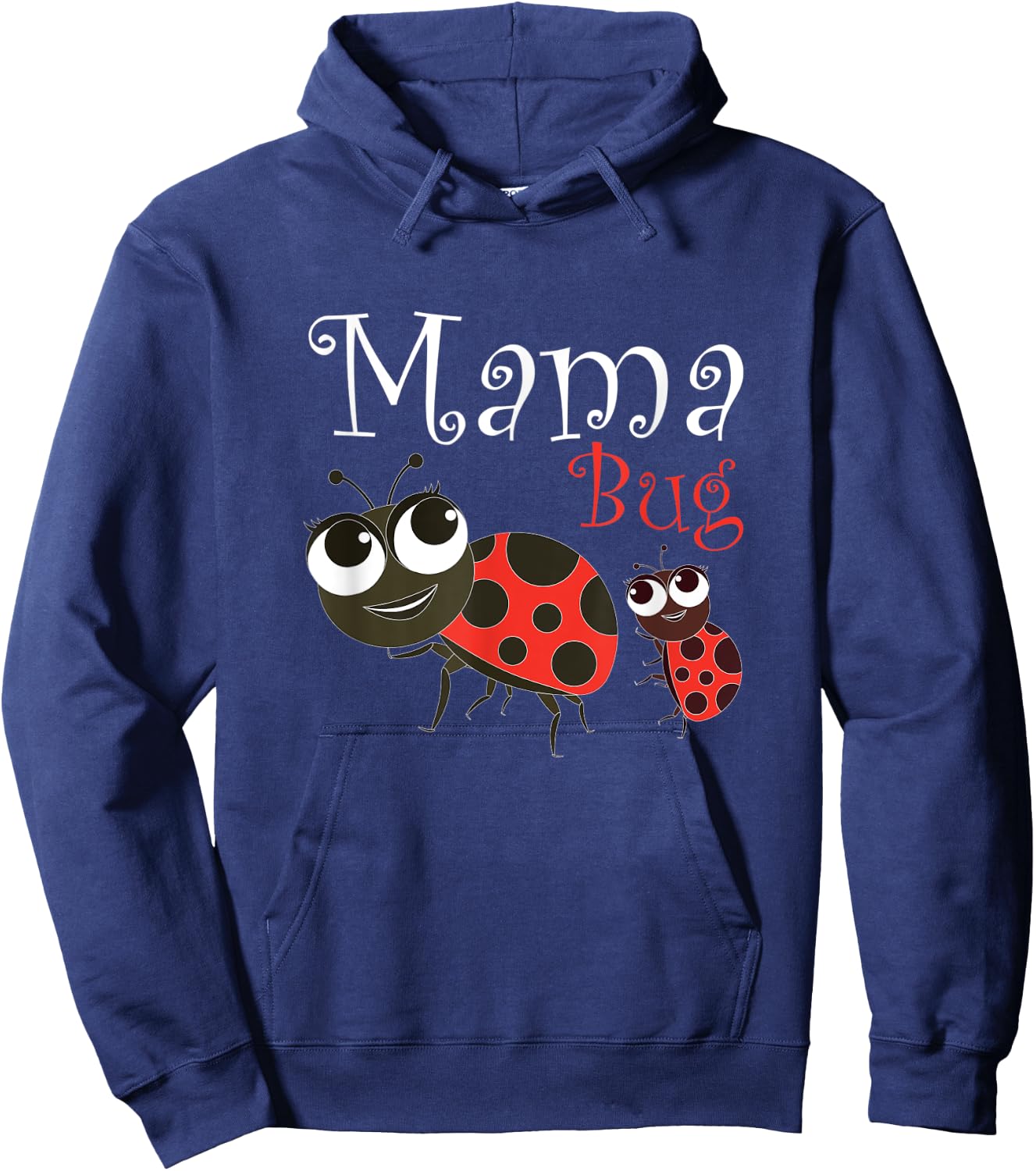 Cute Ladybugs design for Mama Bug Hoodie - Hoodie | Navy