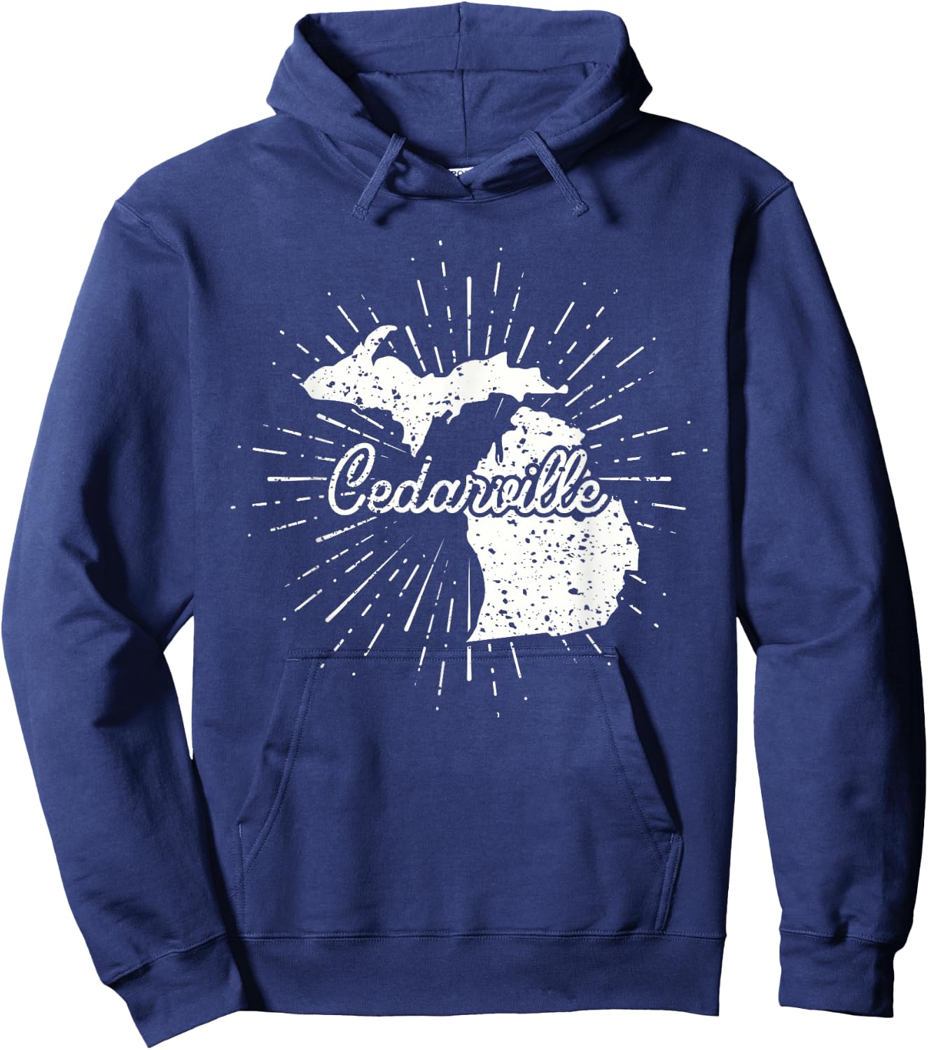 Cedarville Michigan MI Hoodie - Hoodie | Navy