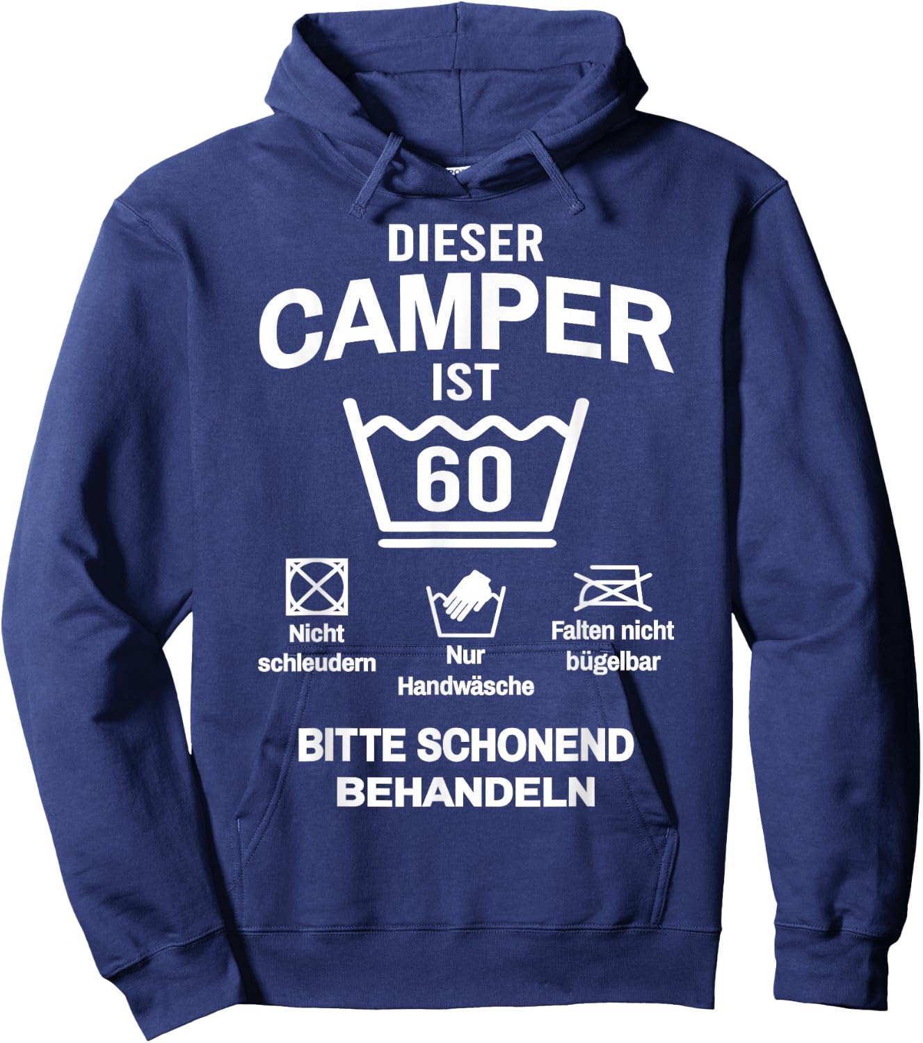Camper 60. Geburtstag Camping Lustig 60 Jahre Hoodie - Hoodie | Navy