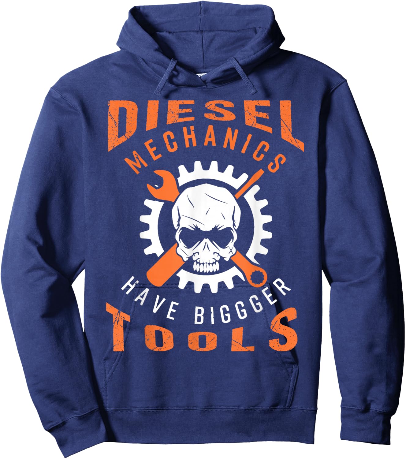 Diesel Mechanics Have Bigger Tools Hoodie - Hoodie | Navy