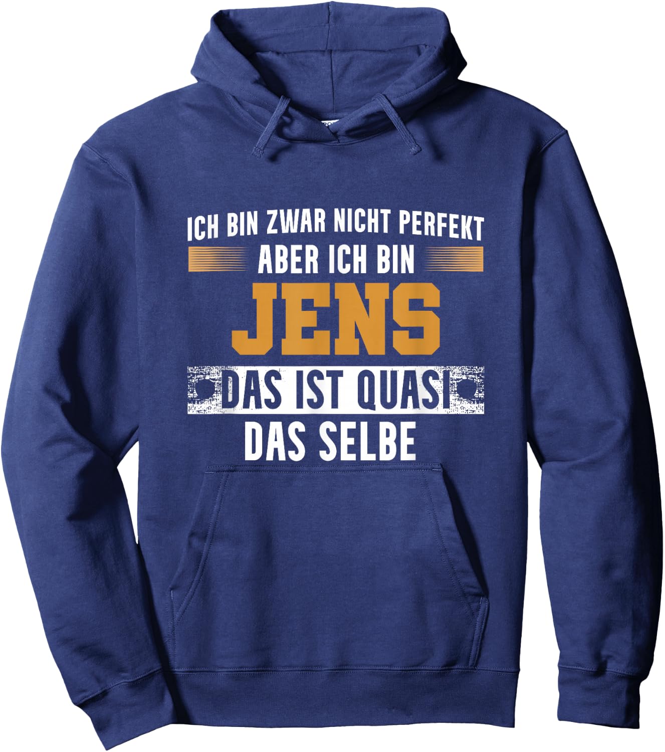 Name Jens Ich bin Jens , black Hoodie - Hoodie | Navy