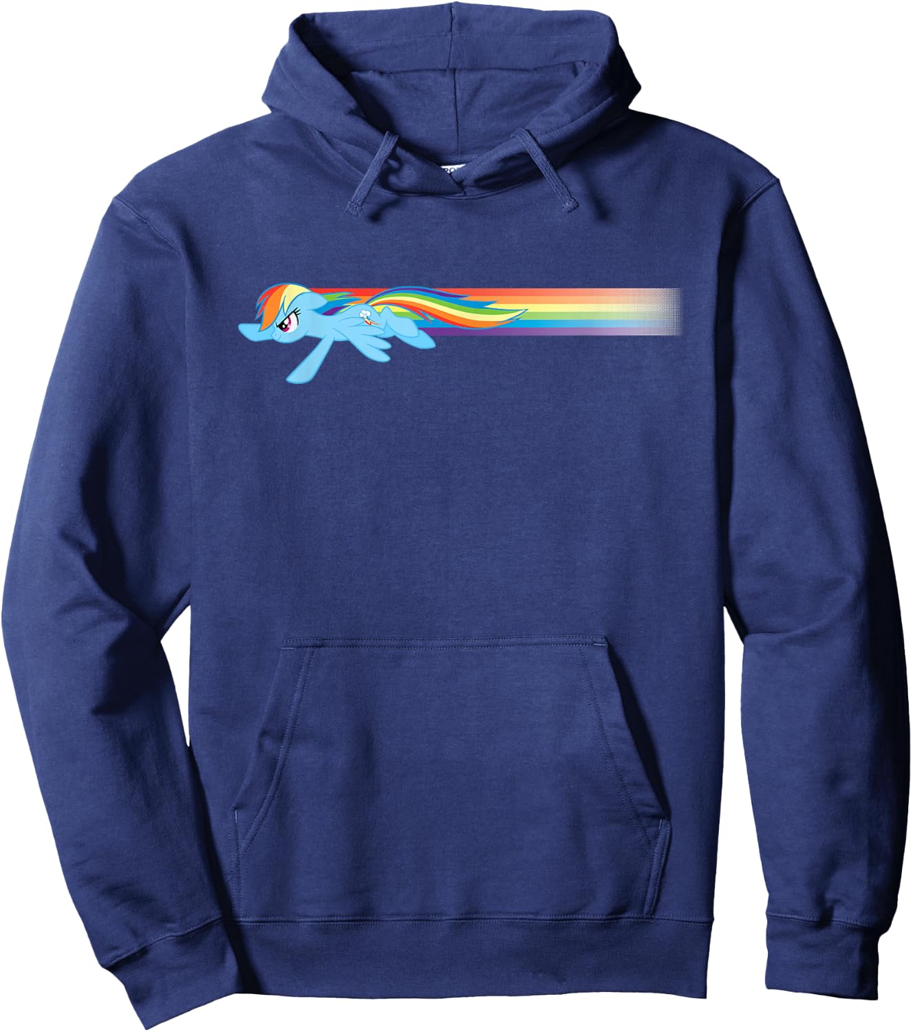 My Little Pony Rainbow Dash Flying Hoodie - Hoodie | Navy