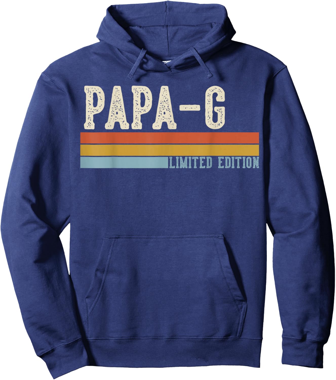 PAPA-G Vintage Grandpa Retro Fathers Day Hoodie - Hoodie | Navy