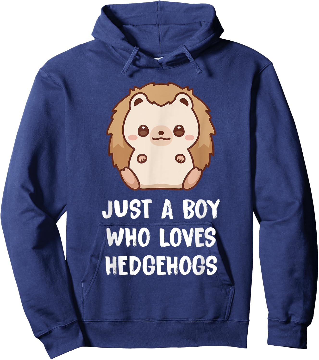 Just A Boy Who Loves Hedgehogs Hoodie - Hoodie | Navy
