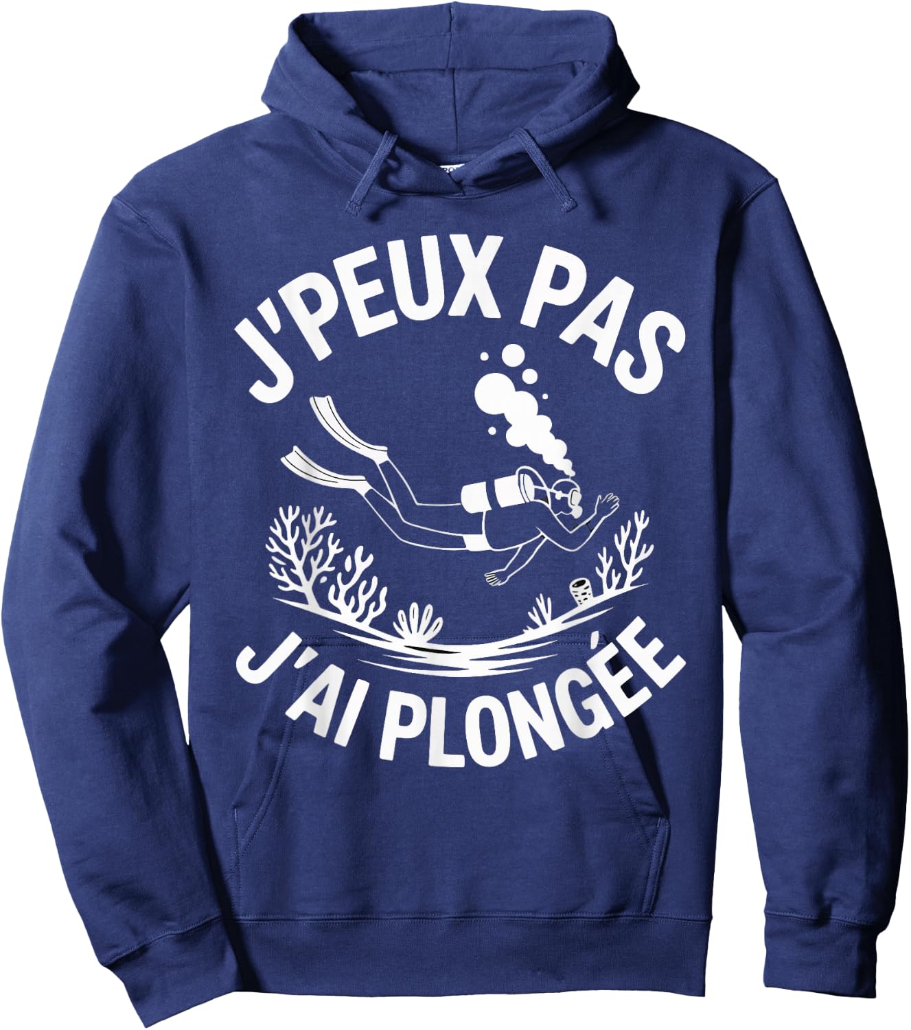 J'Peux Pas J'Ai Diving Funny Gift Funny Diving Hoodie - Hoodie | Navy