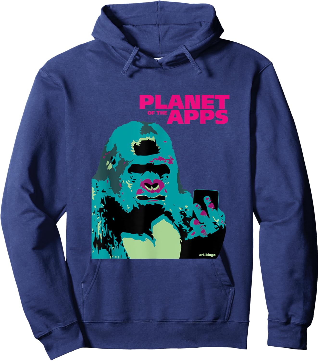 Great Apes with Apps Planet Hoodie - Hoodie | Navy